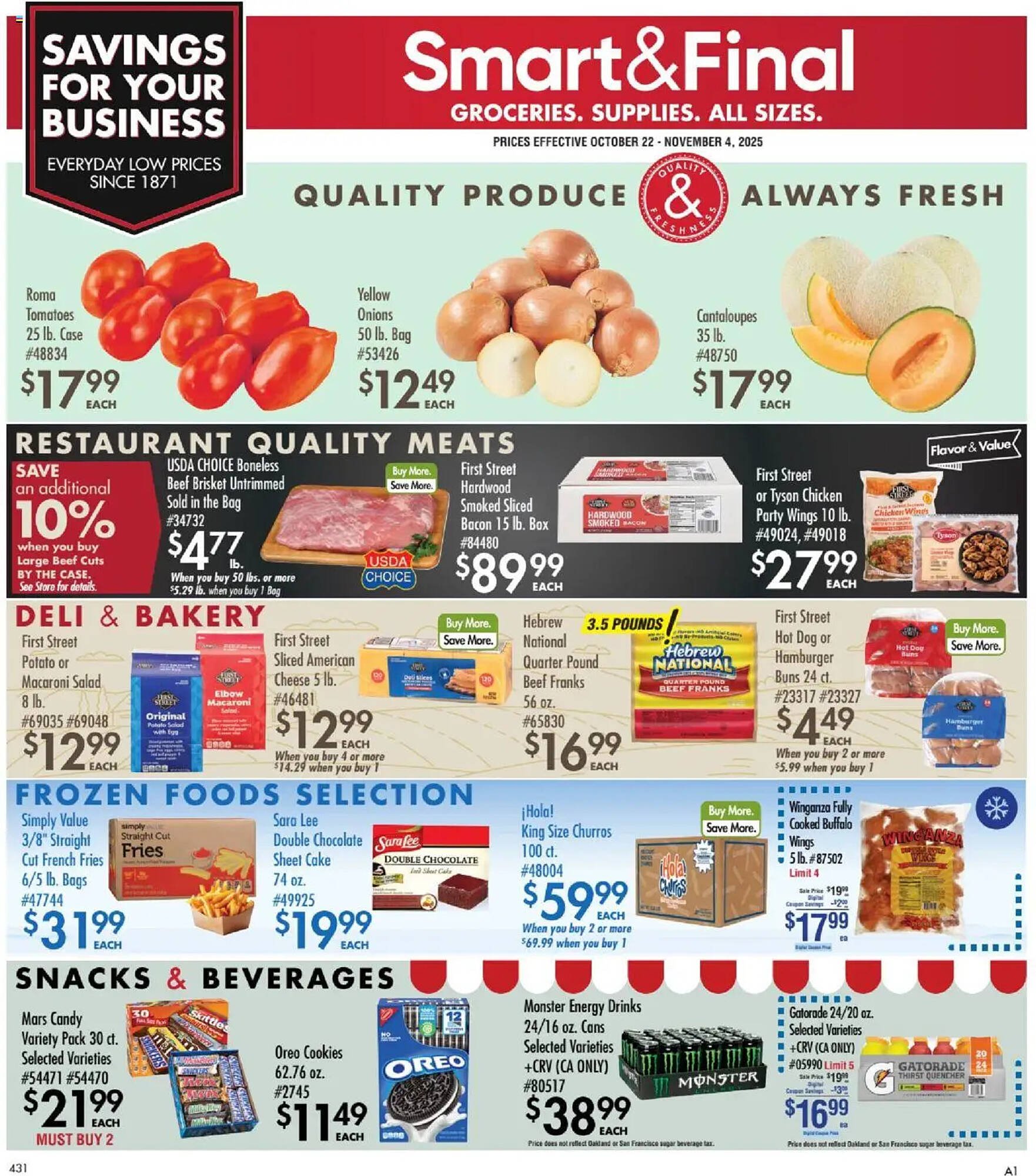 Smart &amp; Final weekly ad (2025-10-22 - 2025-11-04) | 1
