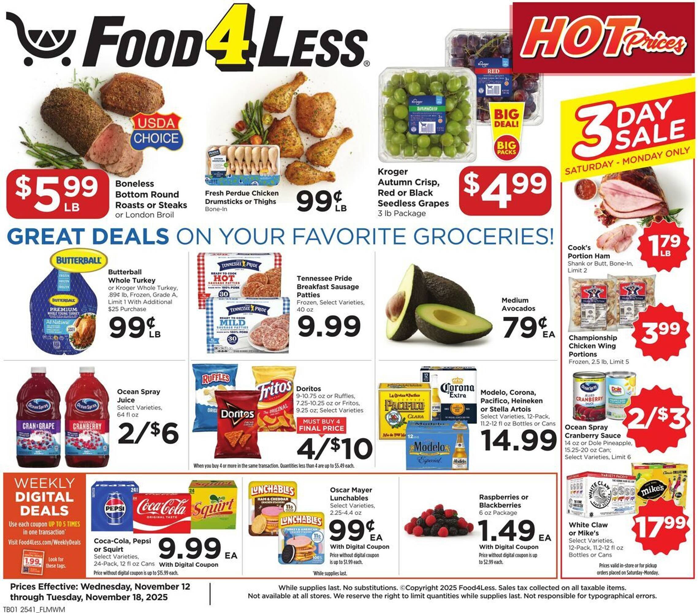 Food 4 Less weekly ad (2025-11-12 - 2025-11-18) | 1