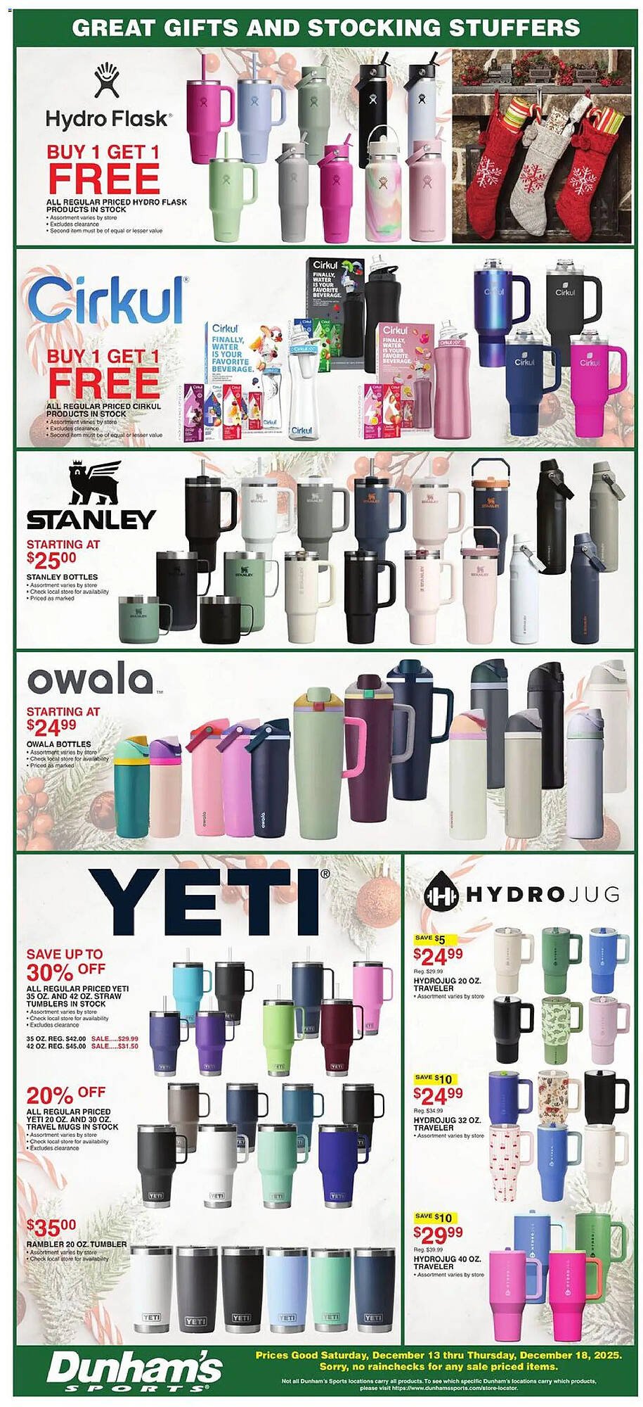 Dunham&#039;s Sports weekly ad