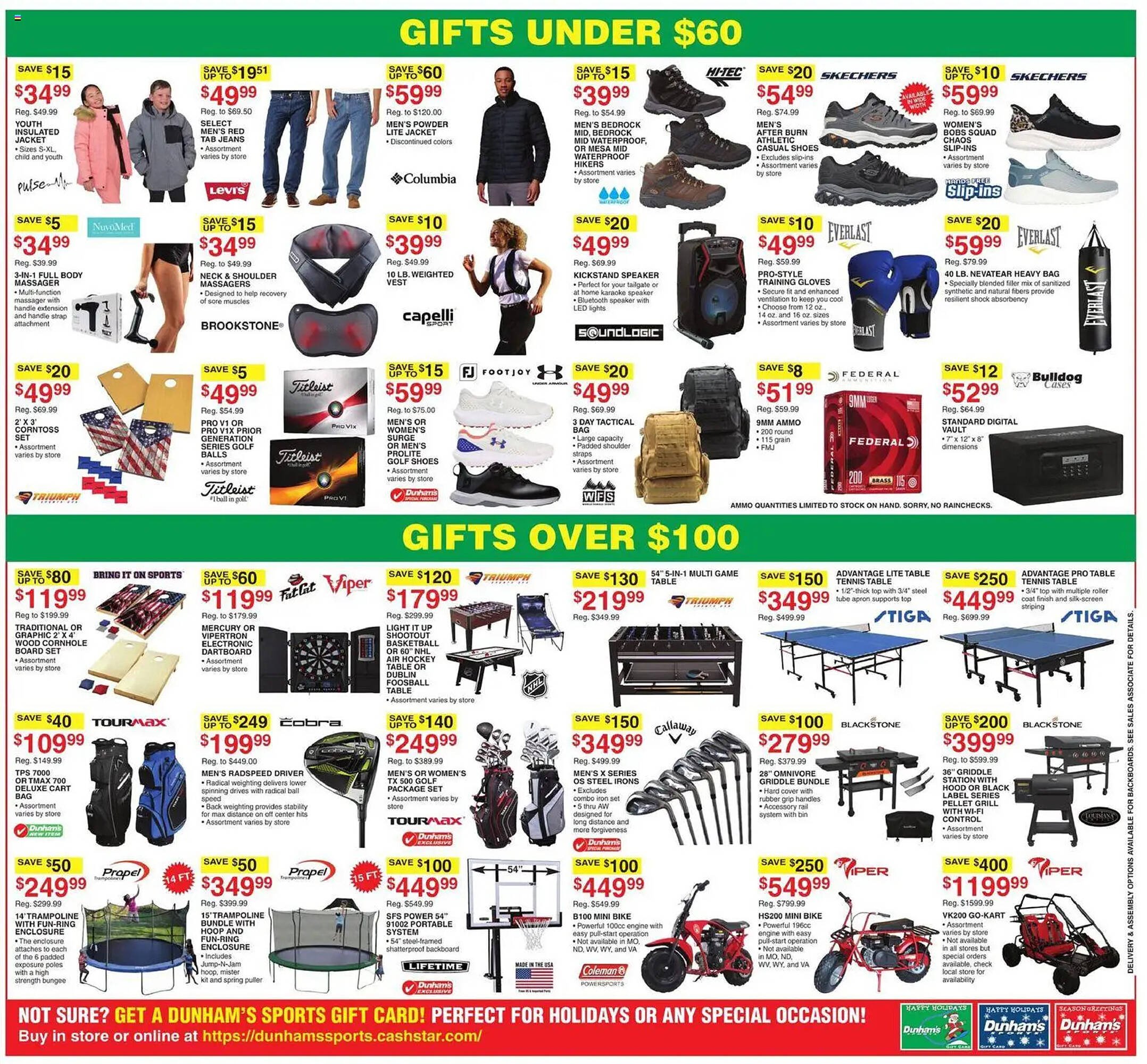 Dunham&#039;s Sports weekly ad