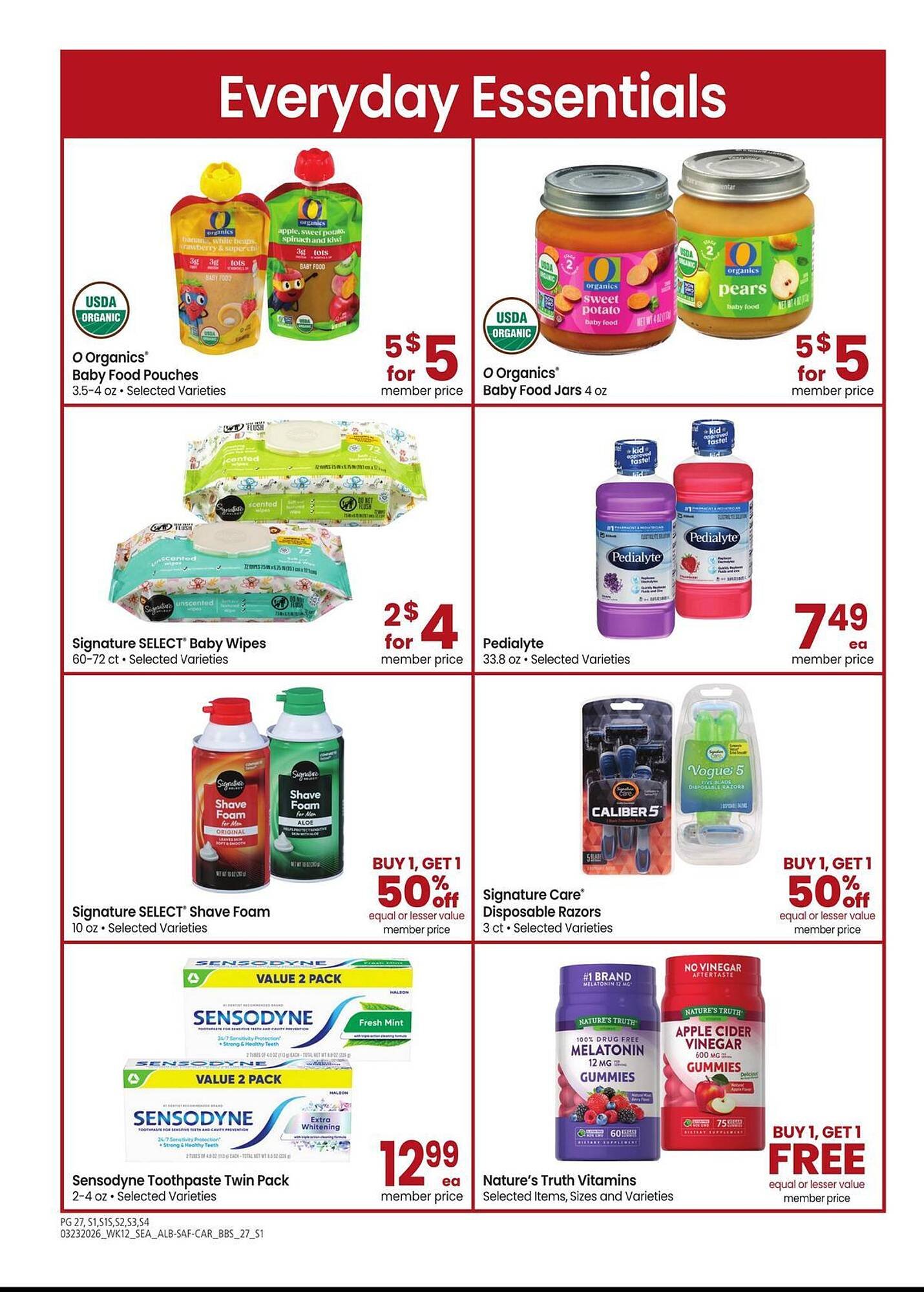Safeway weekly ad