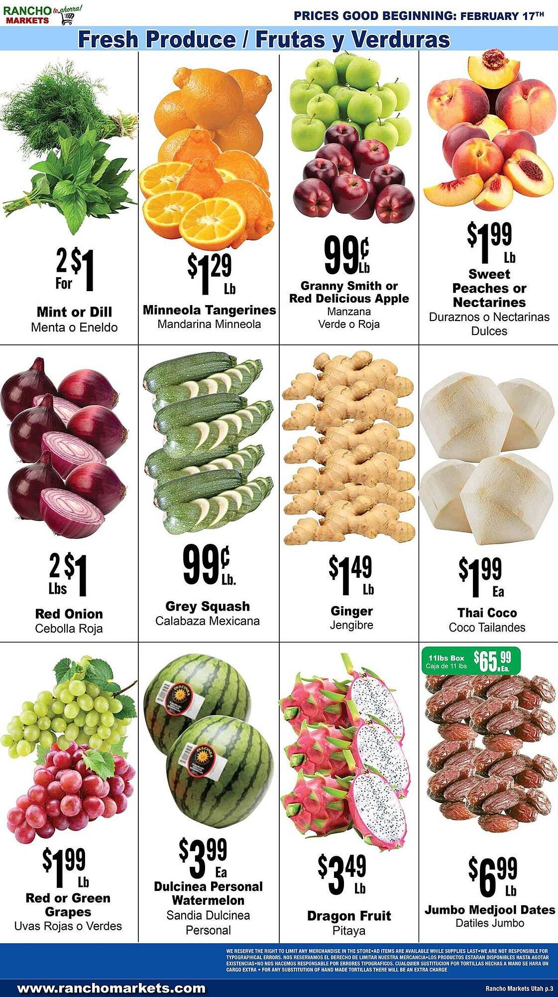 Rancho Markets weekly ad