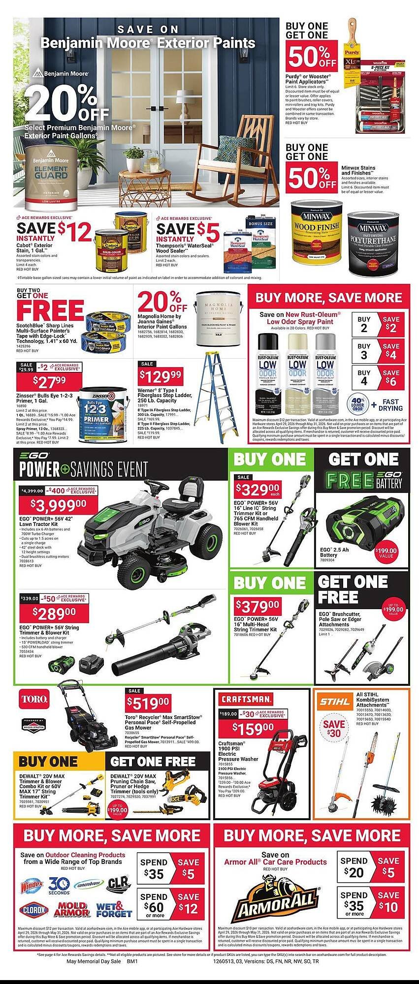 Ace Hardware flyer