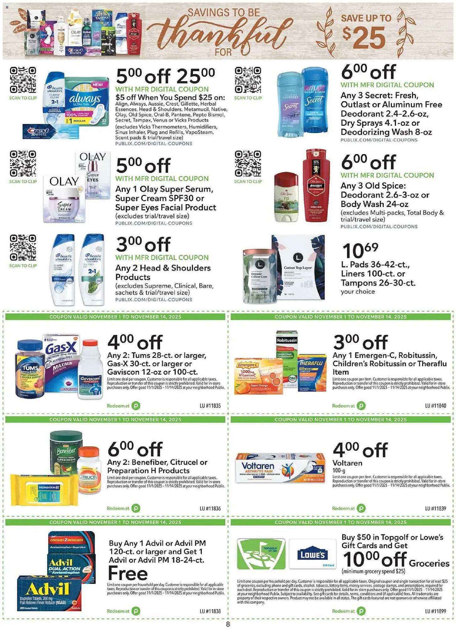 Publix weekly ad (2025-11-01 - 2025-11-14) | 8
