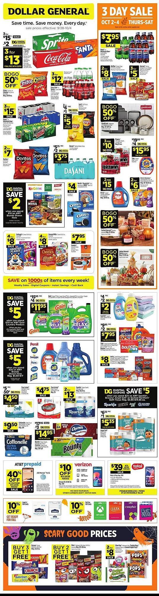 Dollar General weekly ad (2025-09-28 - 2025-10-04) | 1