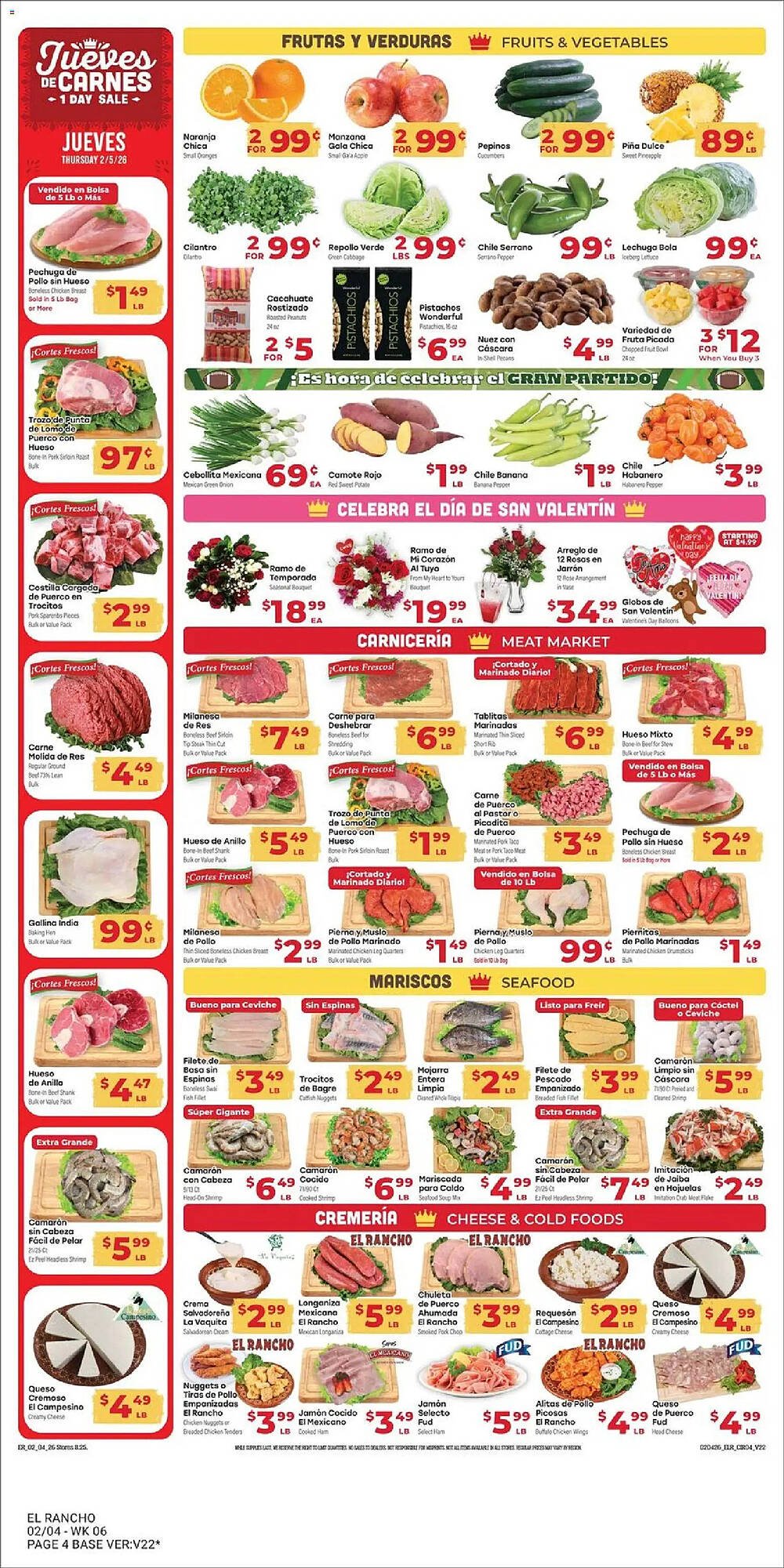 Supermercado El Rancho weekly ad