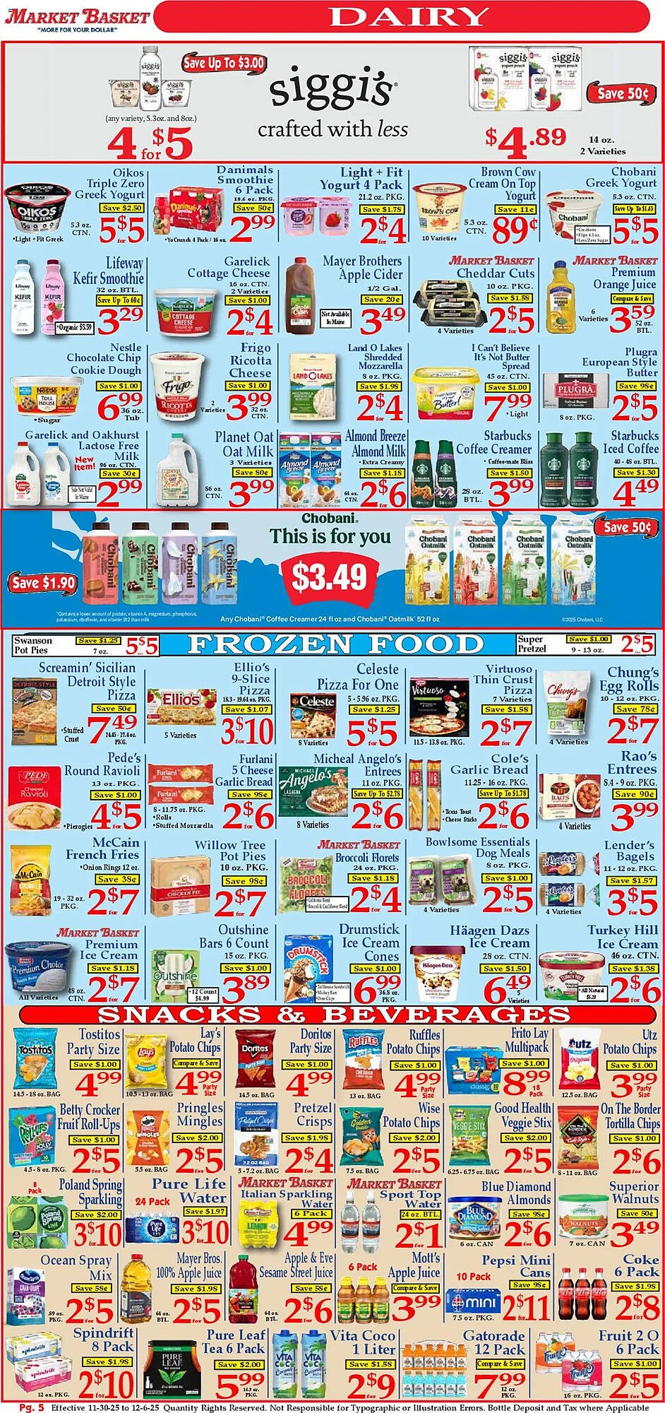Market Basket weekly ad