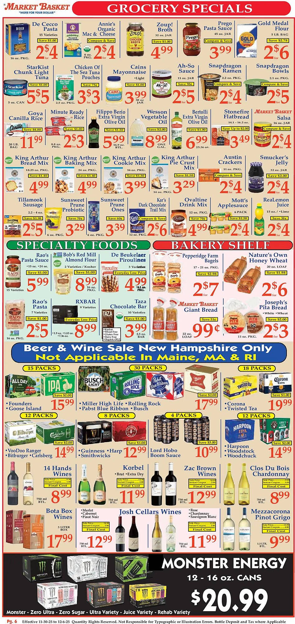 Market Basket weekly ad