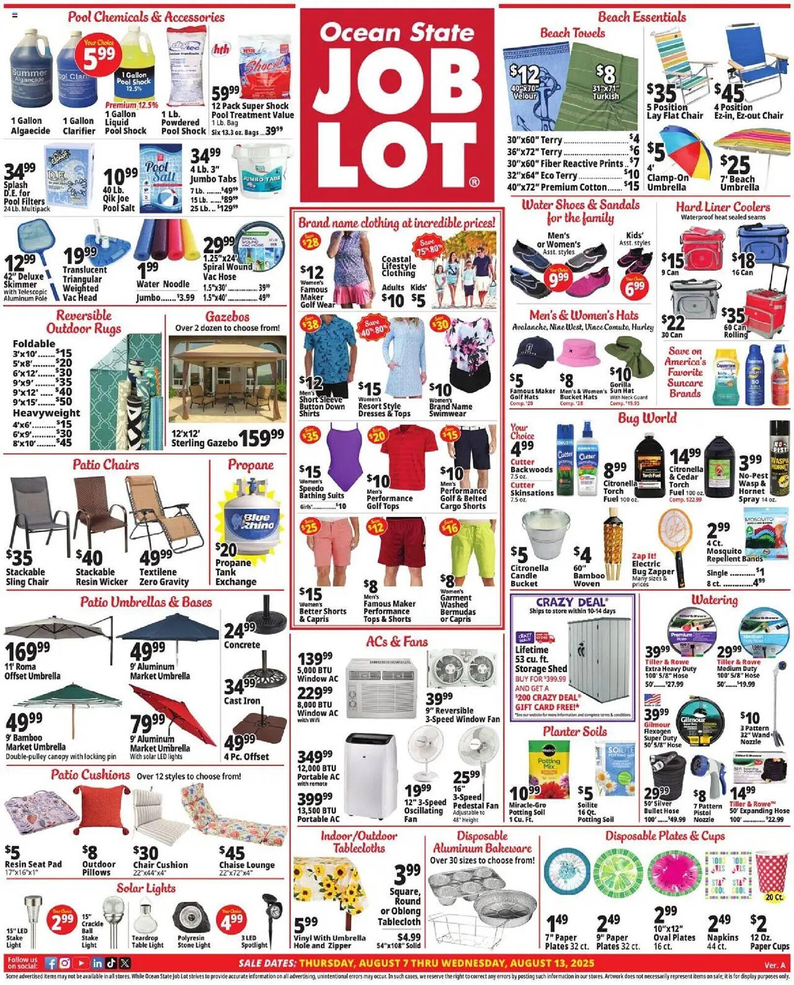 Ocean State Job Lot Weekly Ad (2025-08-07 - 2025-08-13) | 1