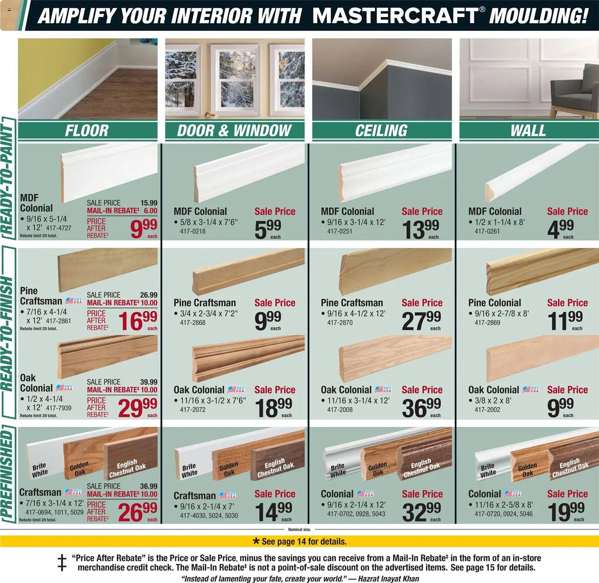 Menards weekly ad