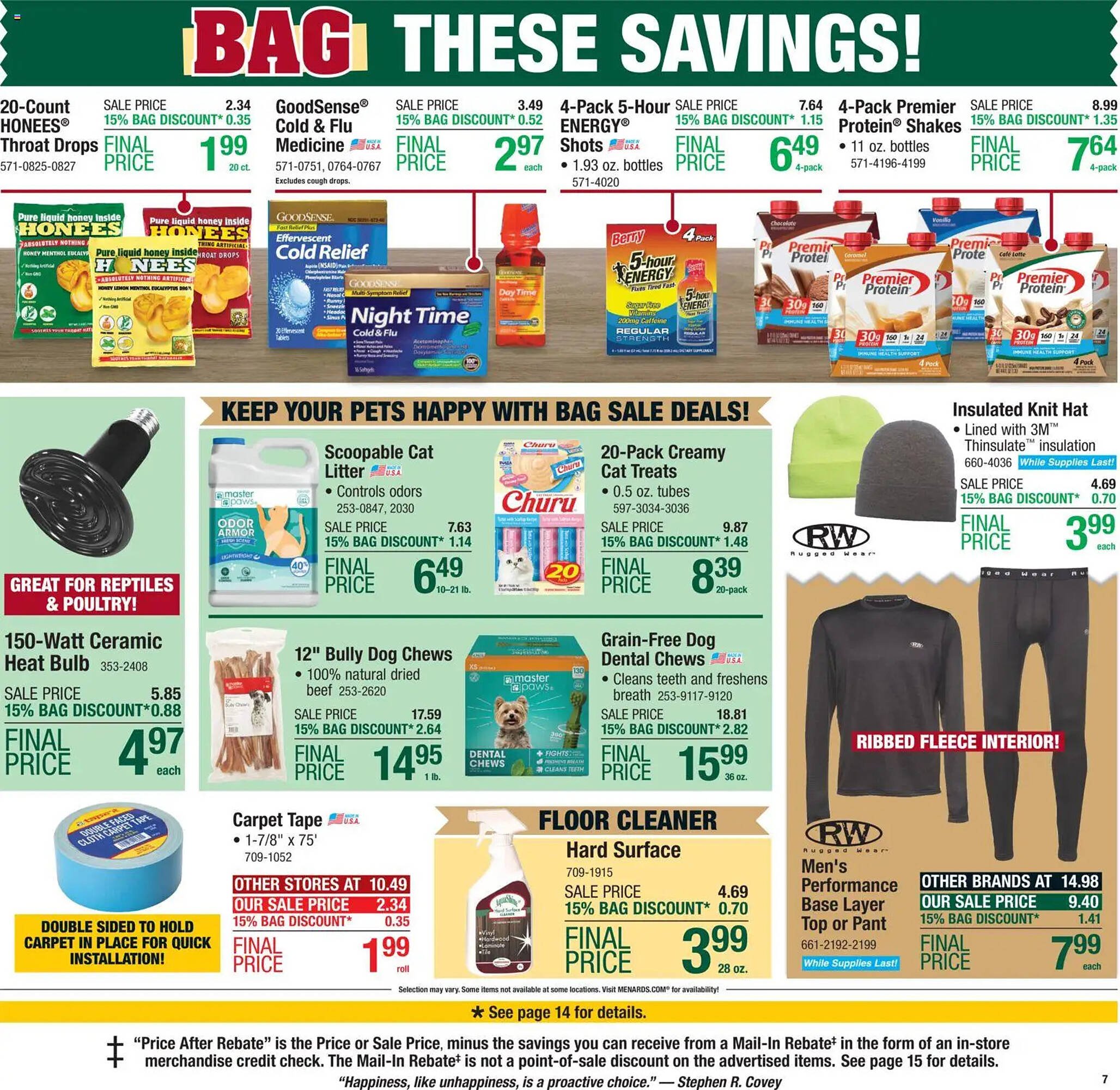 Menards weekly ad