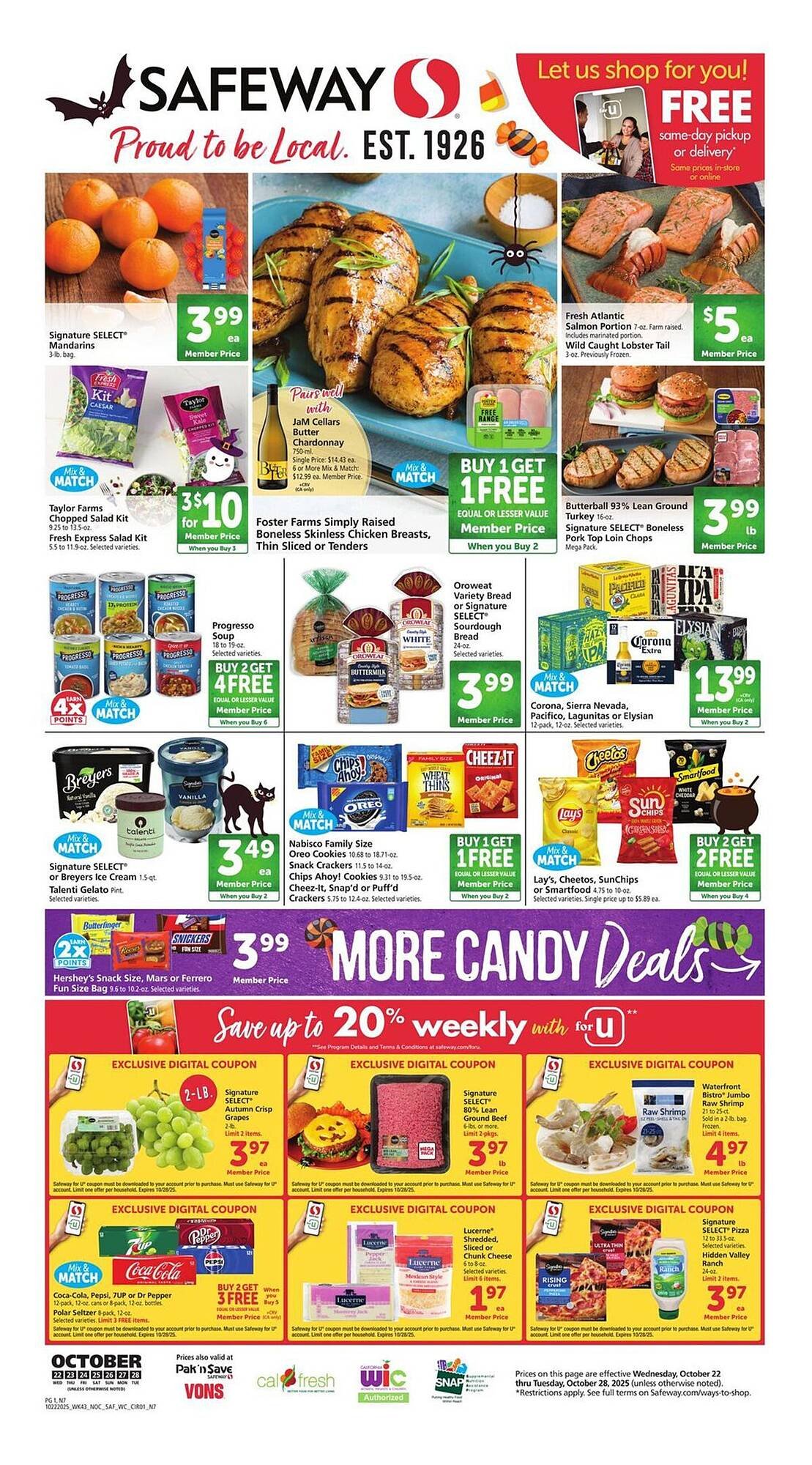 Vons weekly ad (2025-10-22 - 2025-10-28) | 1