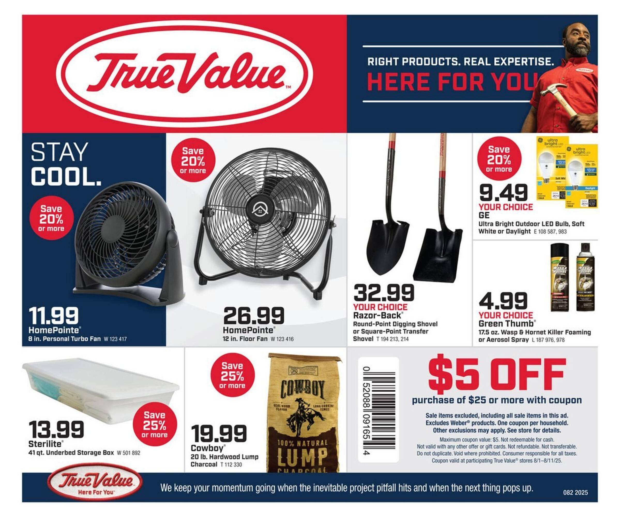 True Value Weekly Ad (2025-08-01 - 2025-08-11) | 1