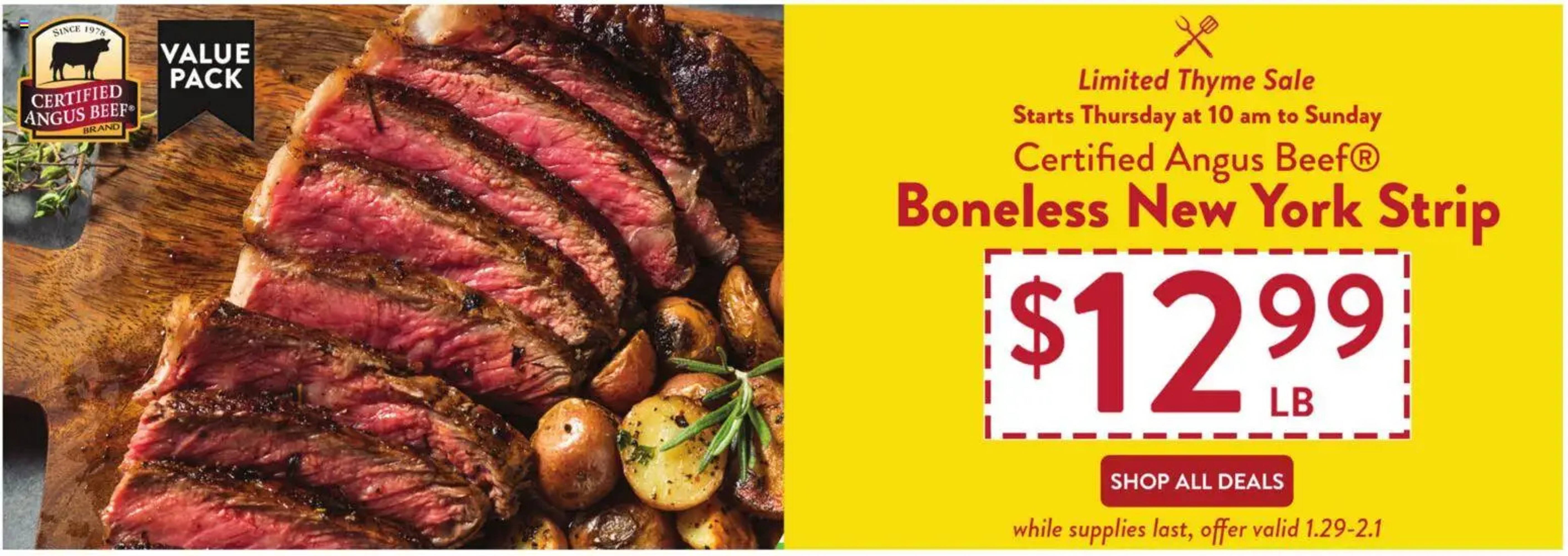 Fresh Thyme weekly ad