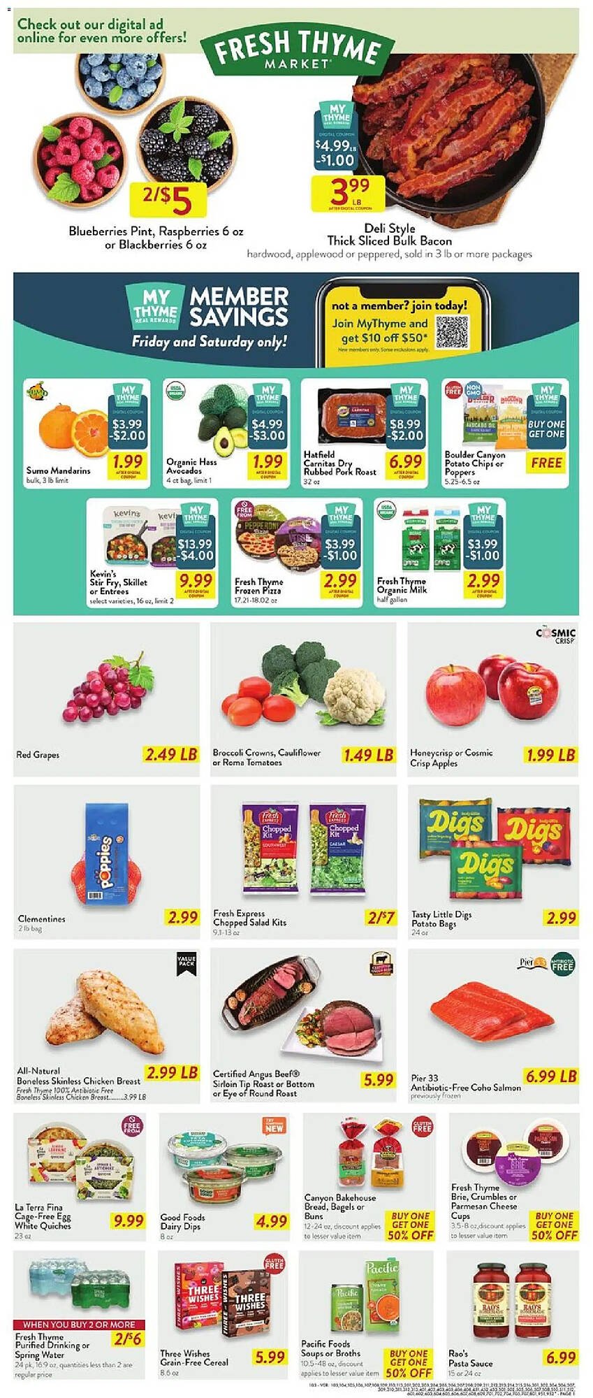 Fresh Thyme weekly ad