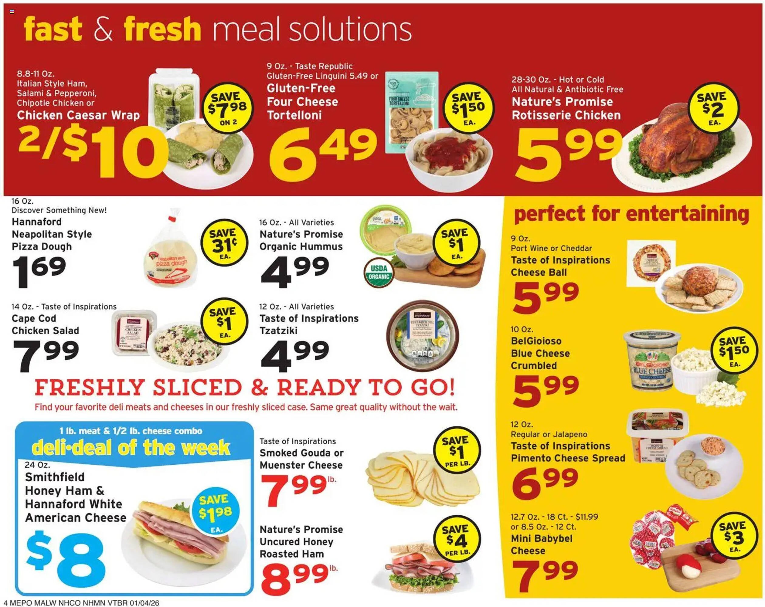 Hannaford flyer