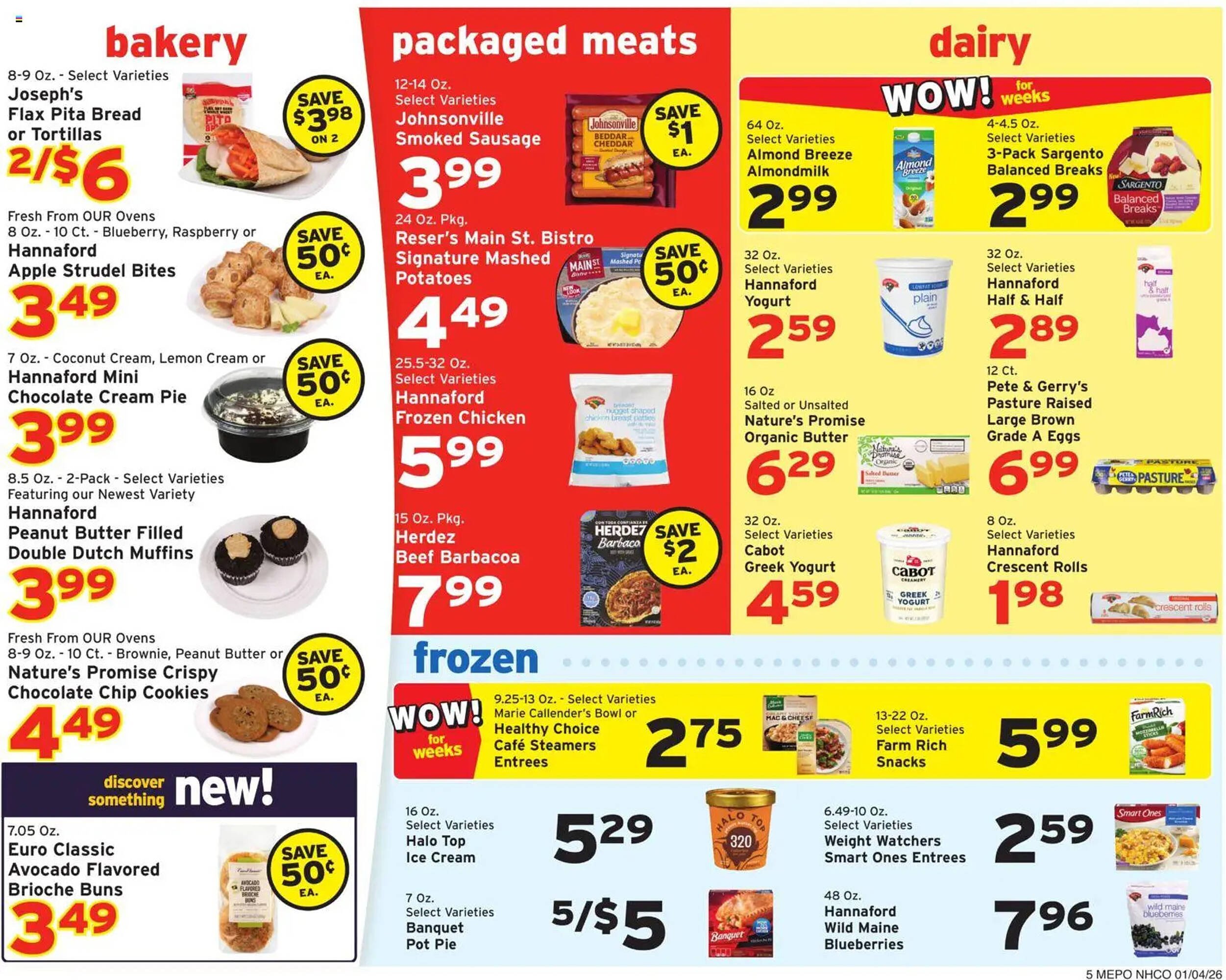 Hannaford flyer