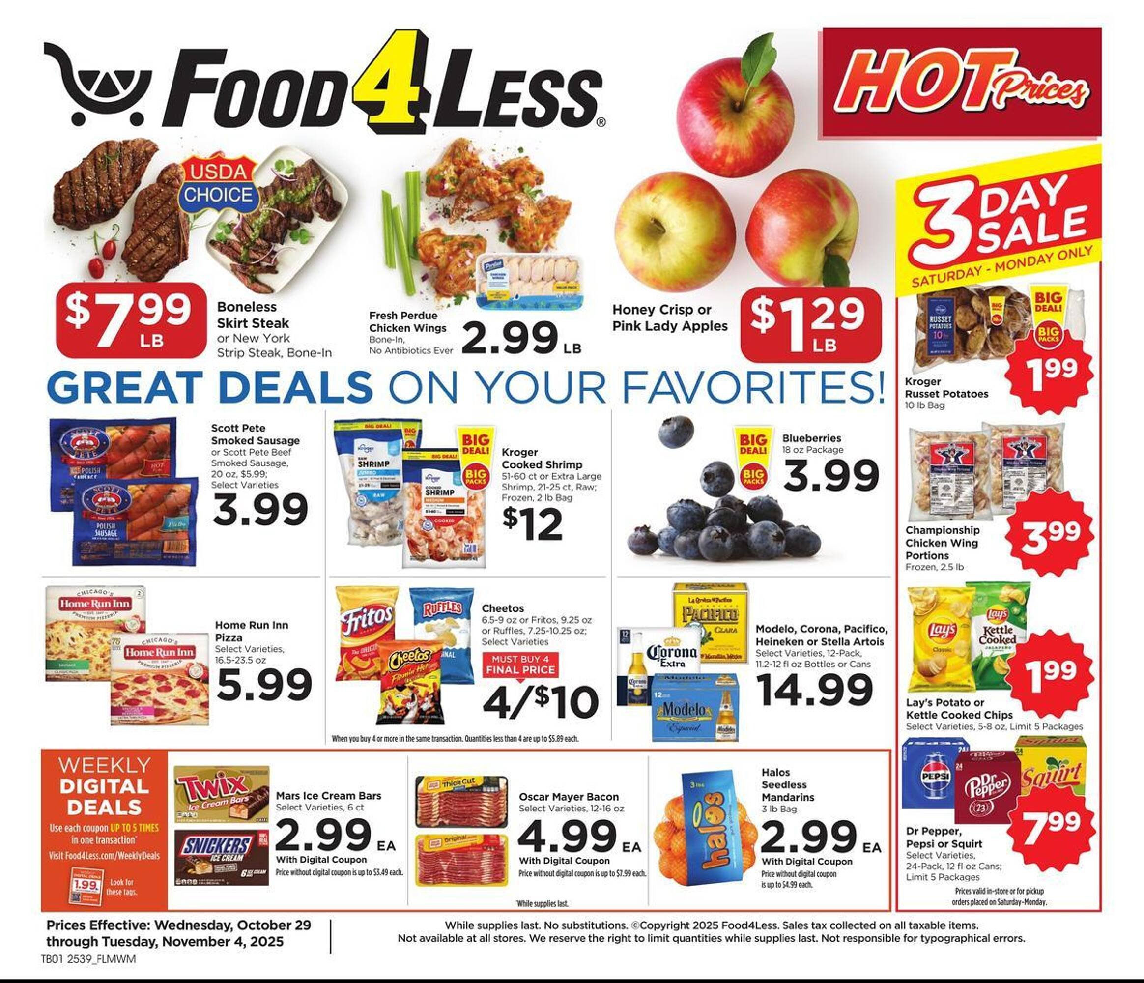 Food 4 Less weekly ad (2025-10-29 - 2025-11-04) | 1