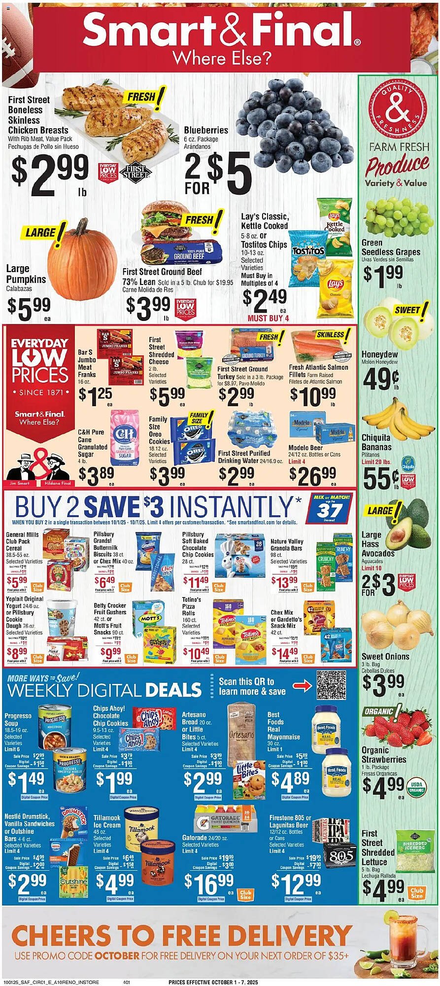 Smart &amp; Final weekly ad (2025-10-01 - 2025-10-07) | 1