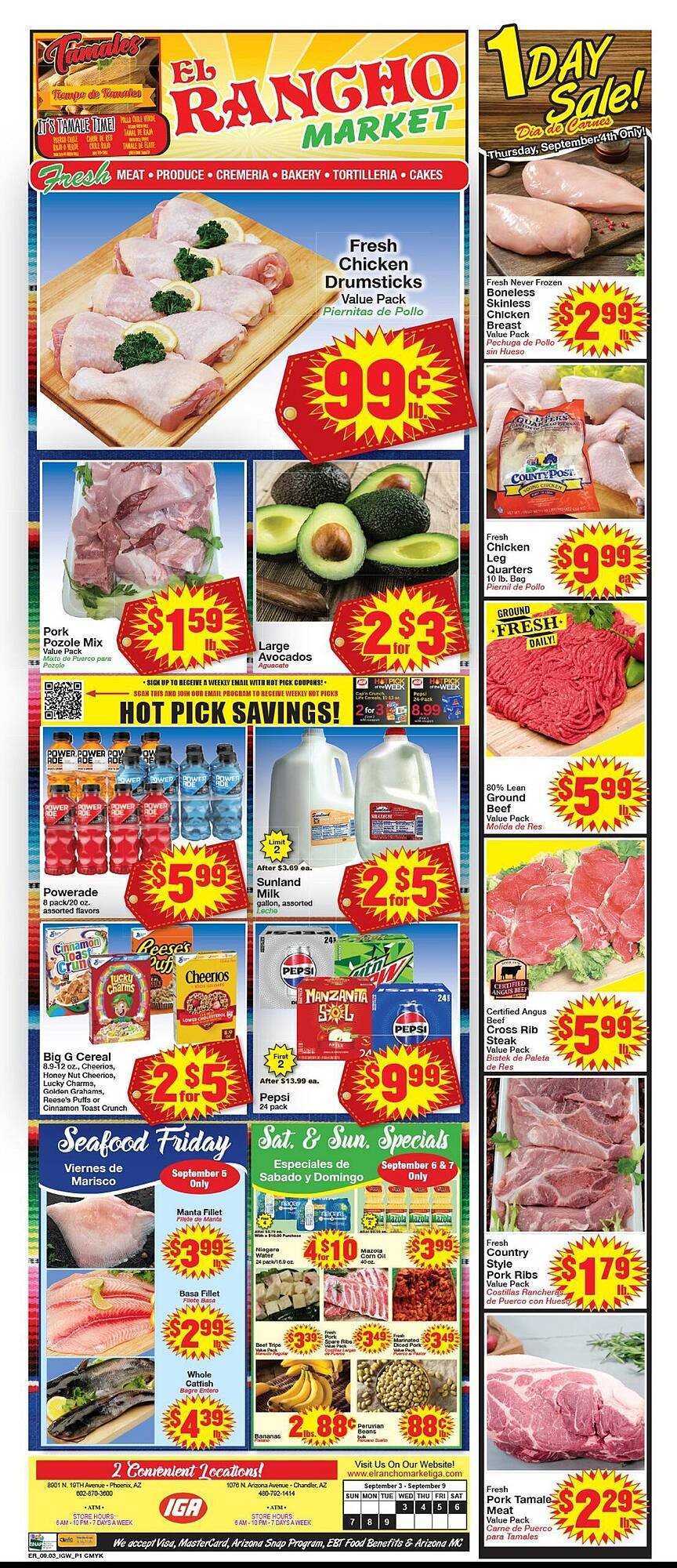 Supermercado El Rancho weekly ad (2025-09-03 - 2025-09-09) | 1