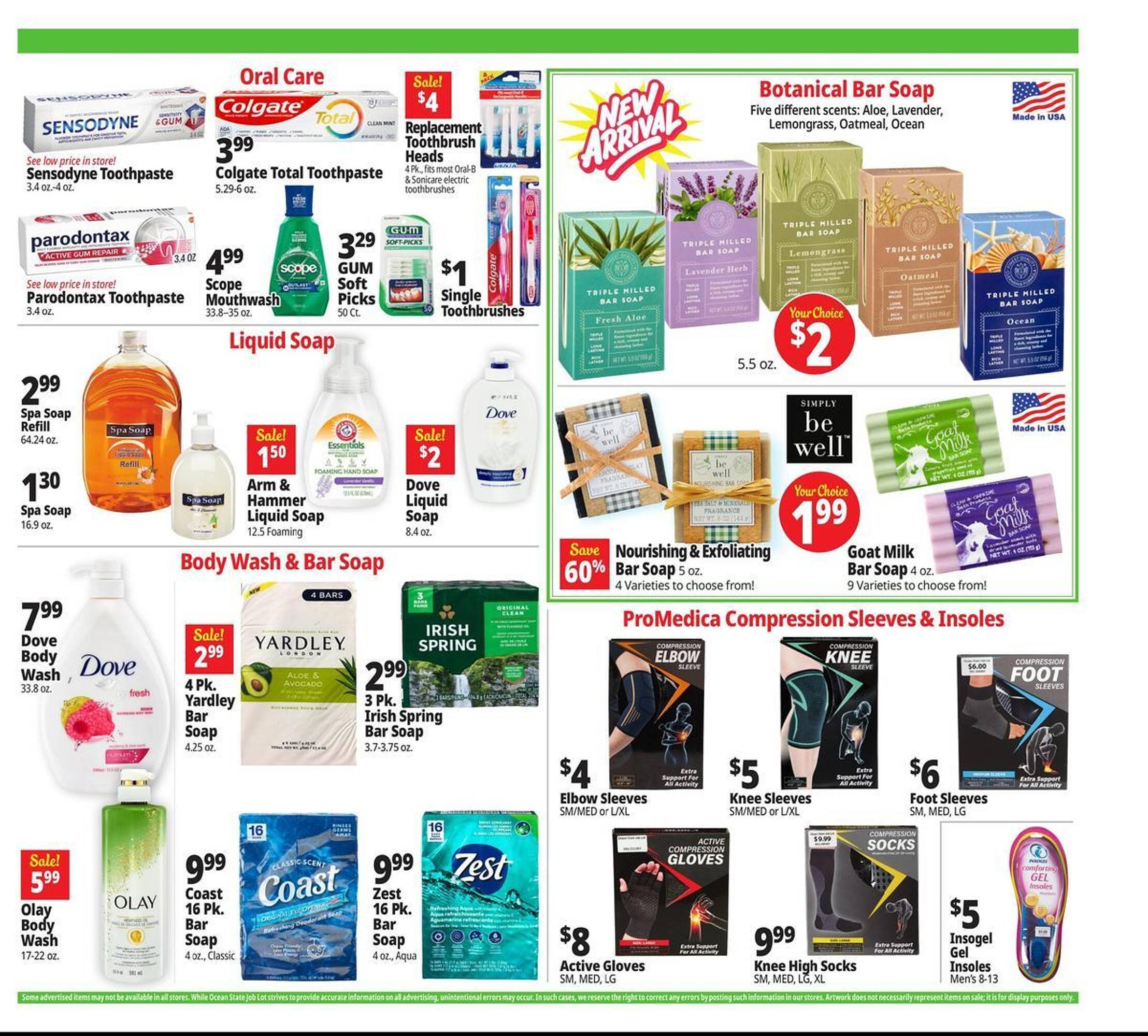 Ocean State Job Lot flyer