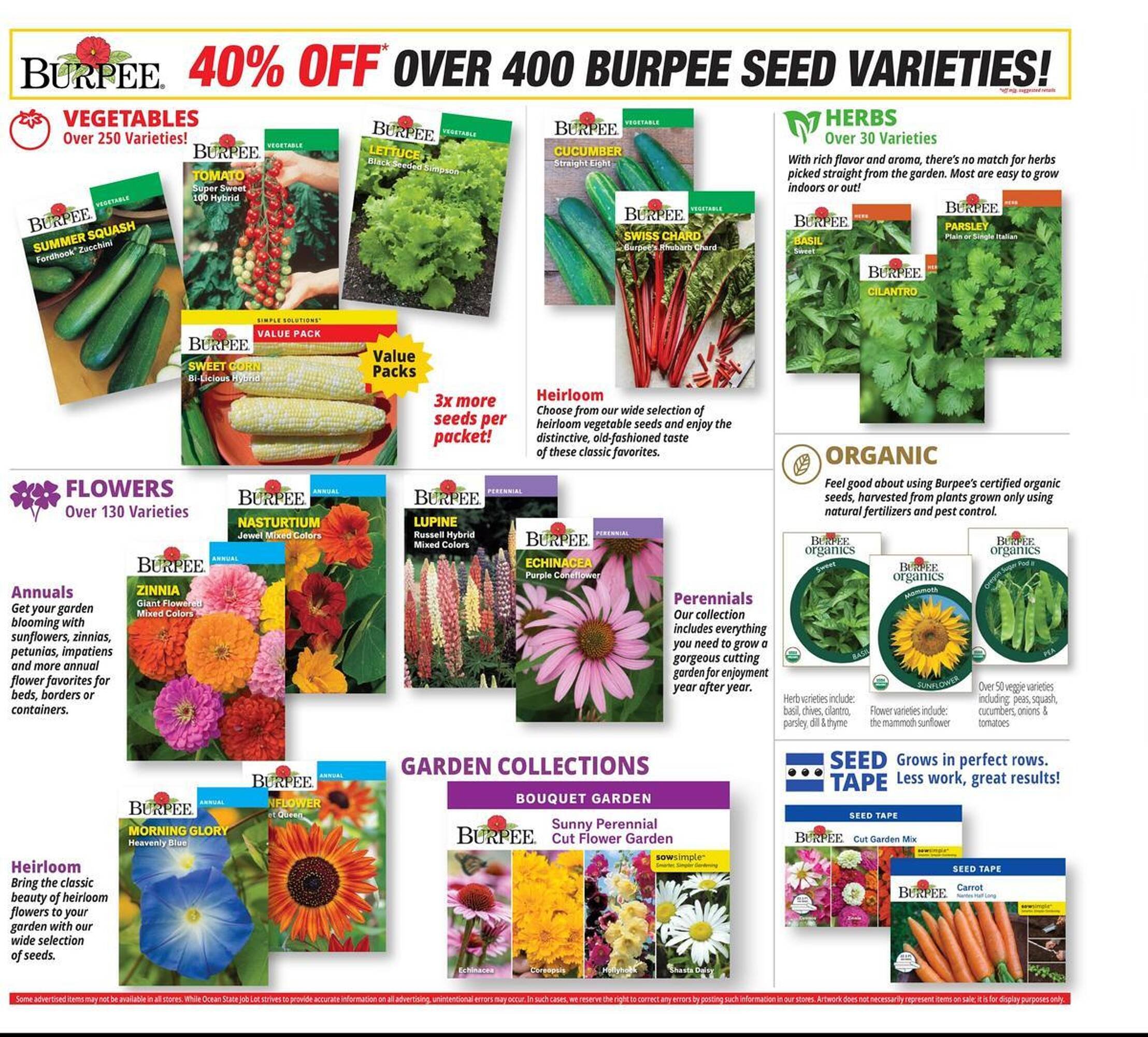 Ocean State Job Lot flyer