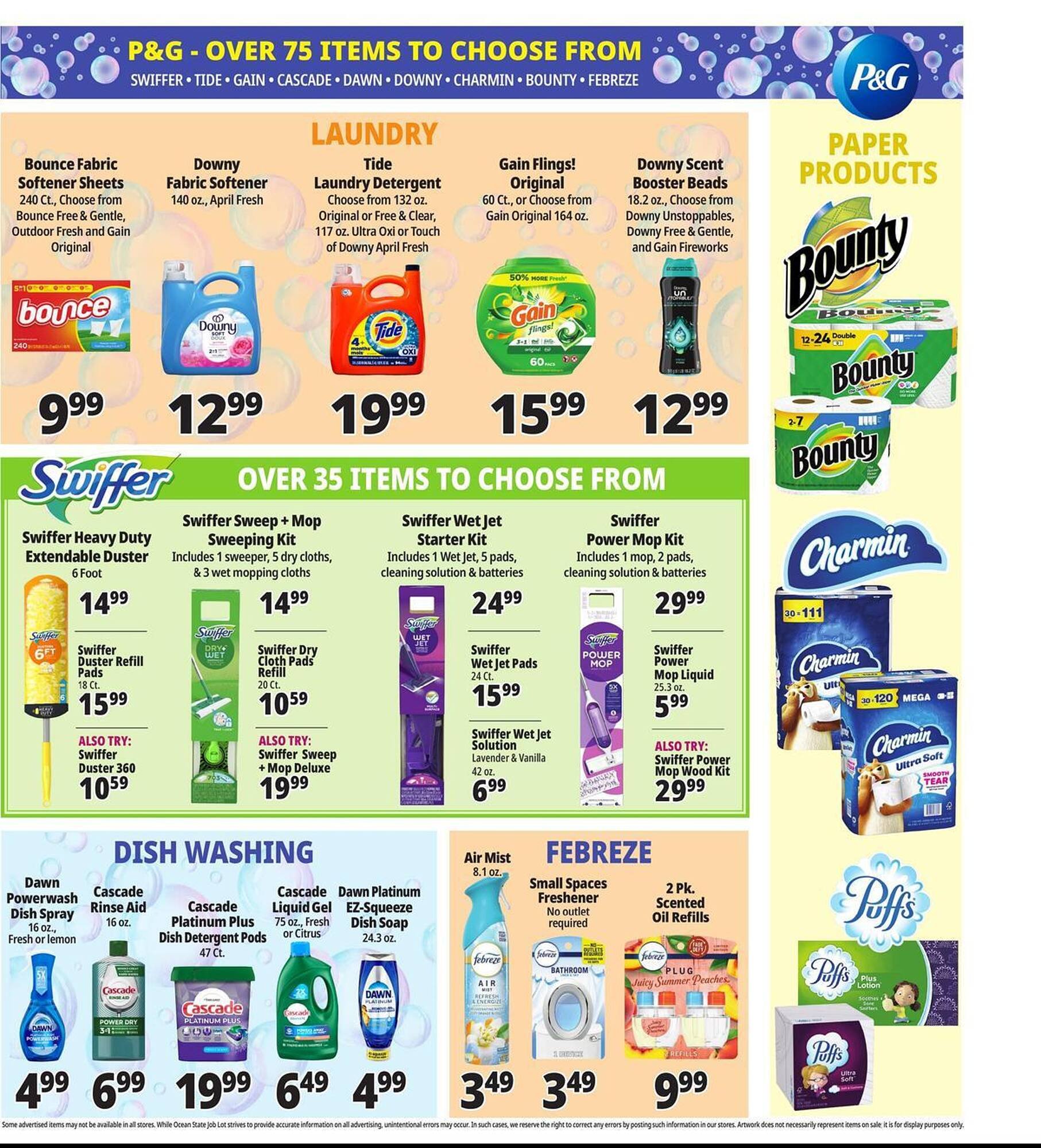 Ocean State Job Lot flyer