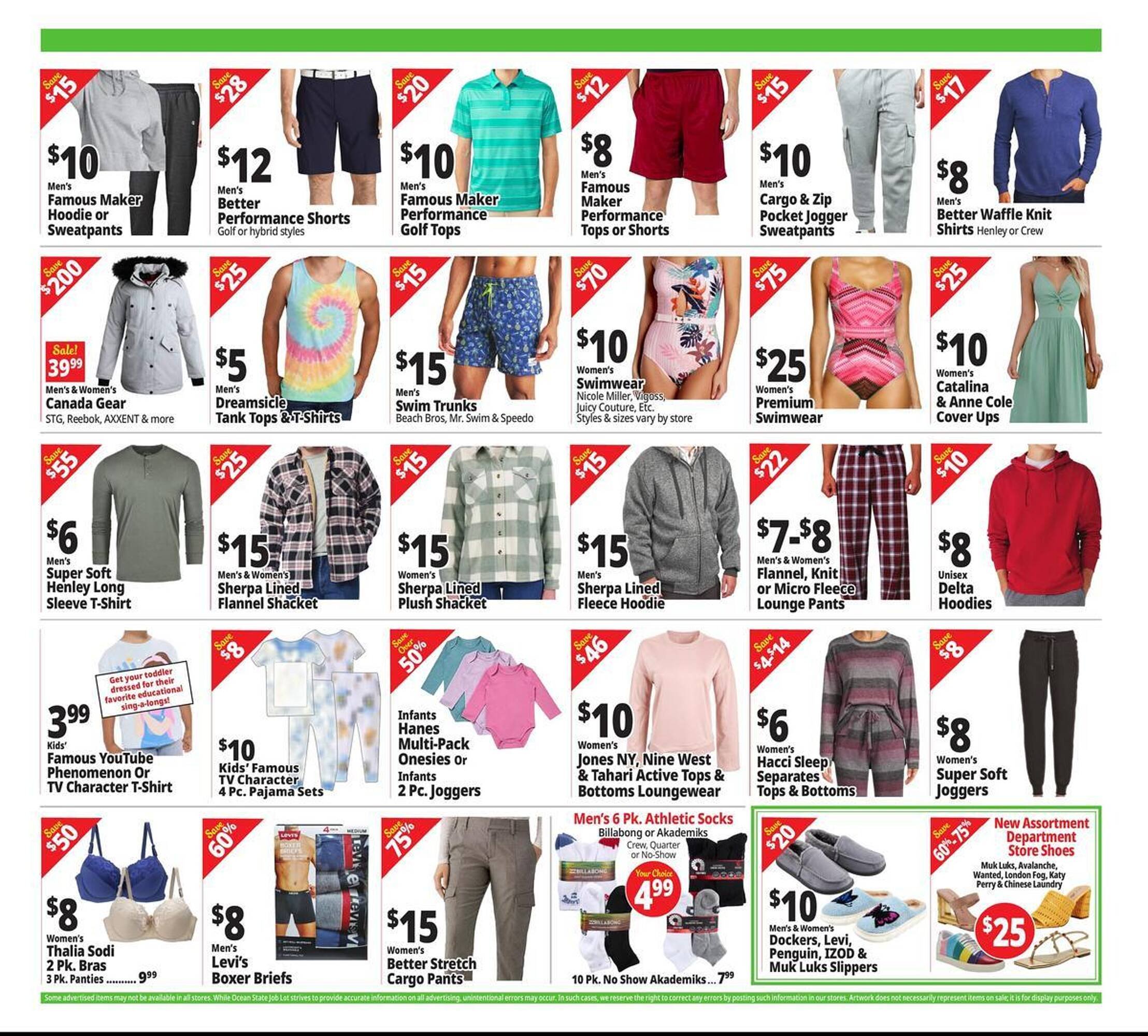 Ocean State Job Lot flyer