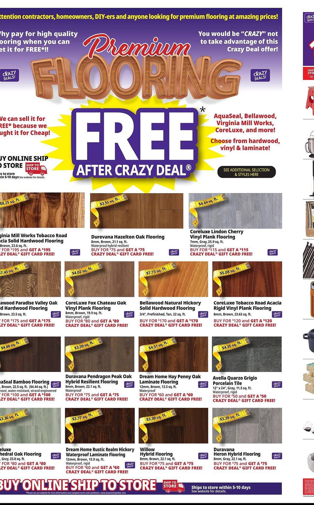 Ocean State Job Lot flyer