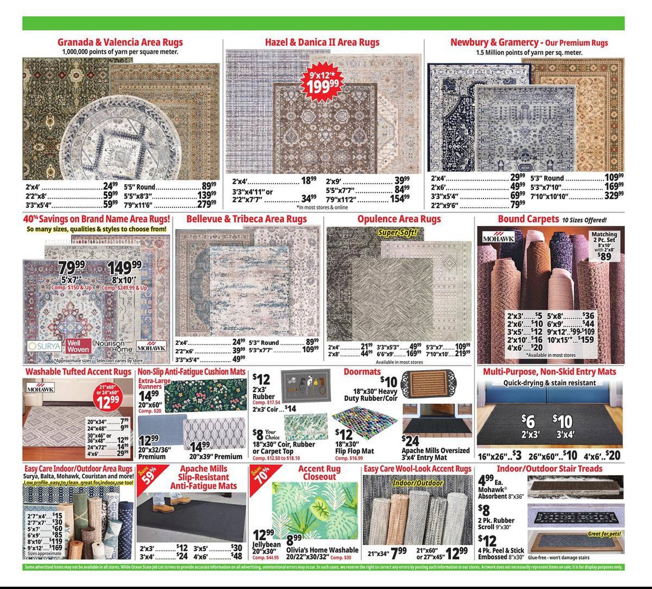 Ocean State Job Lot flyer