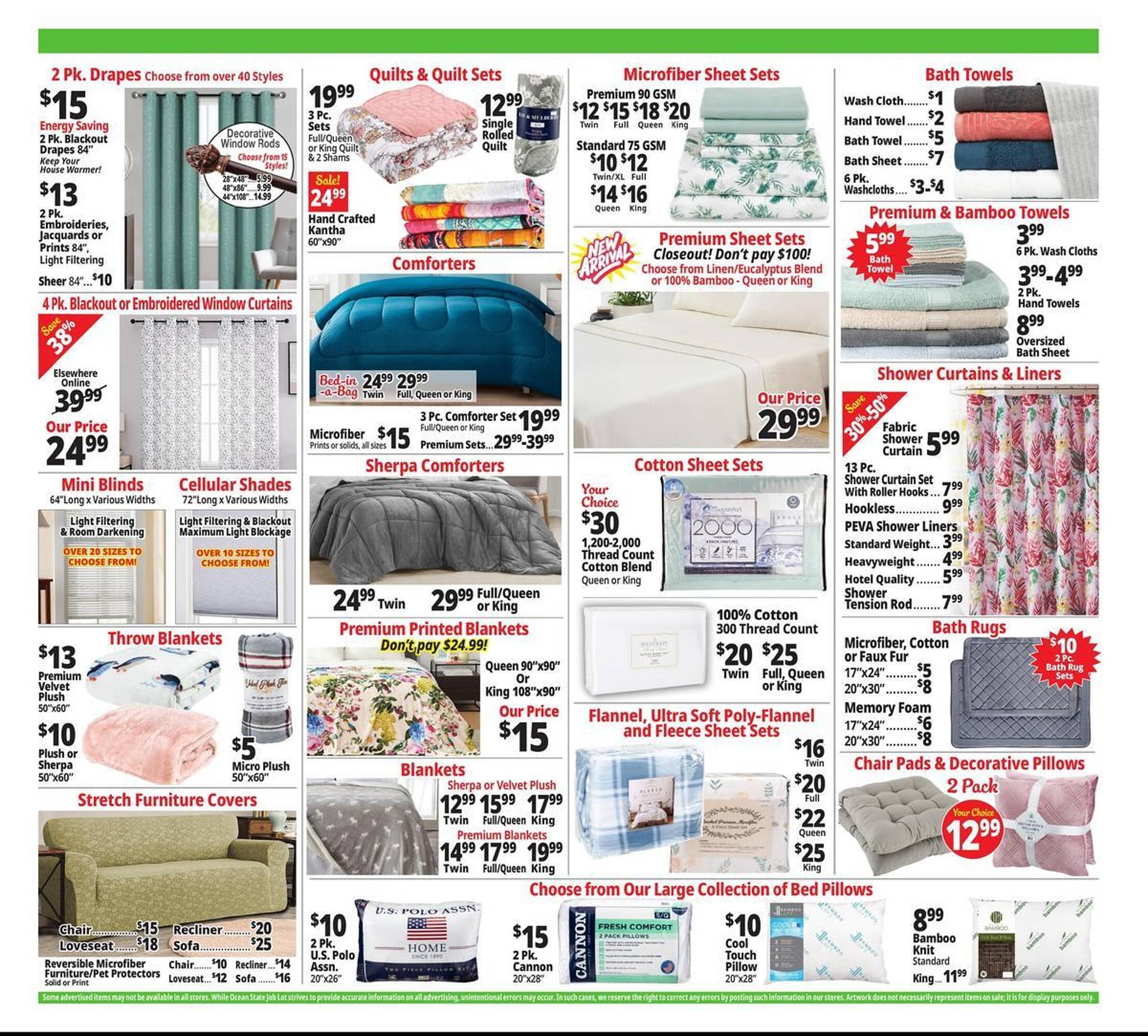 Ocean State Job Lot flyer