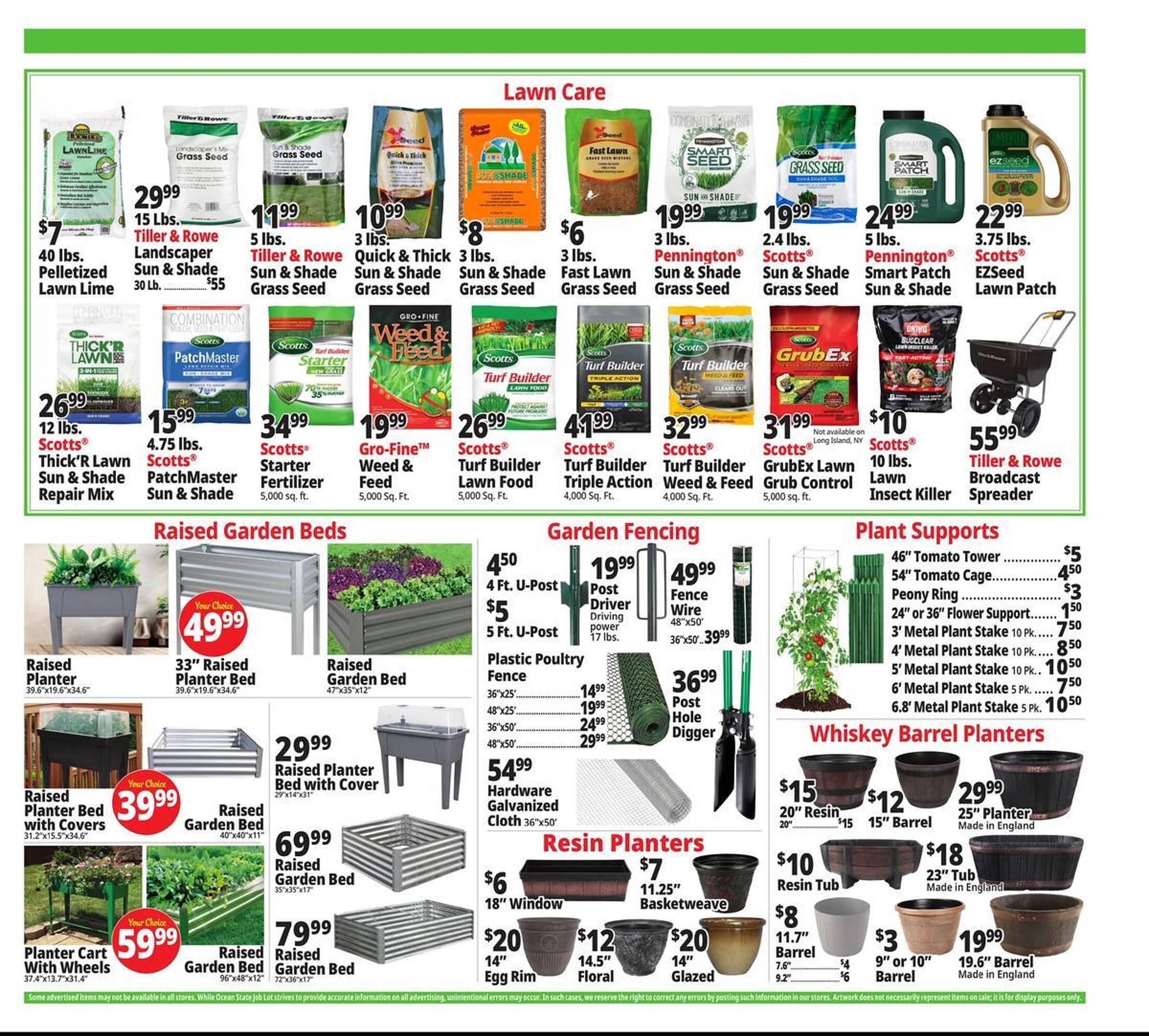 Ocean State Job Lot flyer