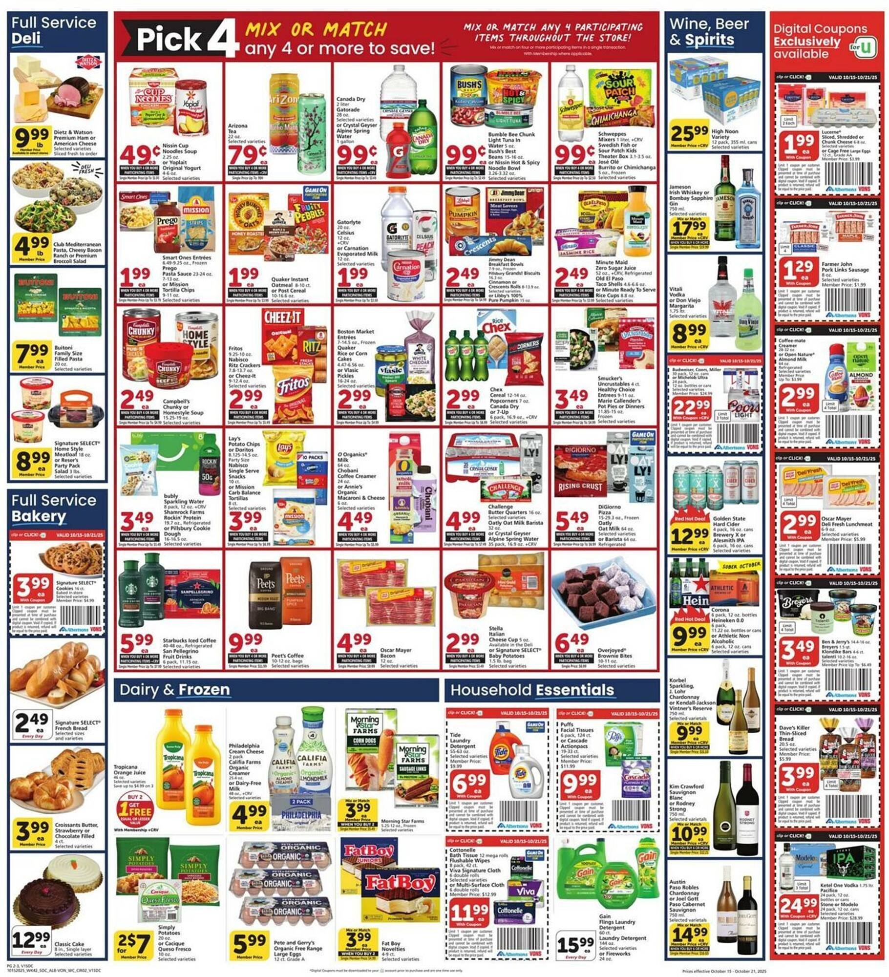 Vons weekly ad (2025-10-15 - 2025-10-21) | 2