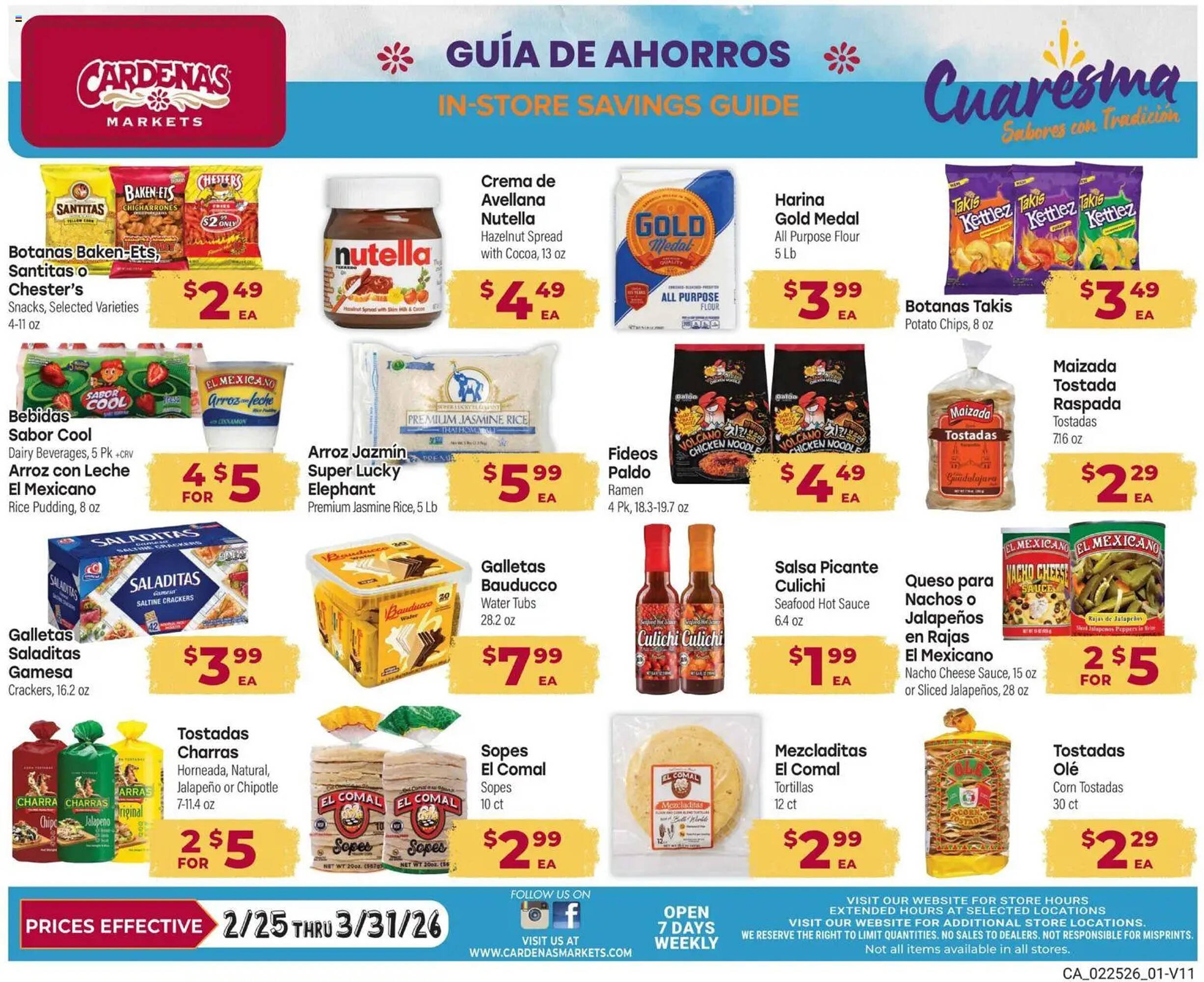 Cardenas weekly ad
