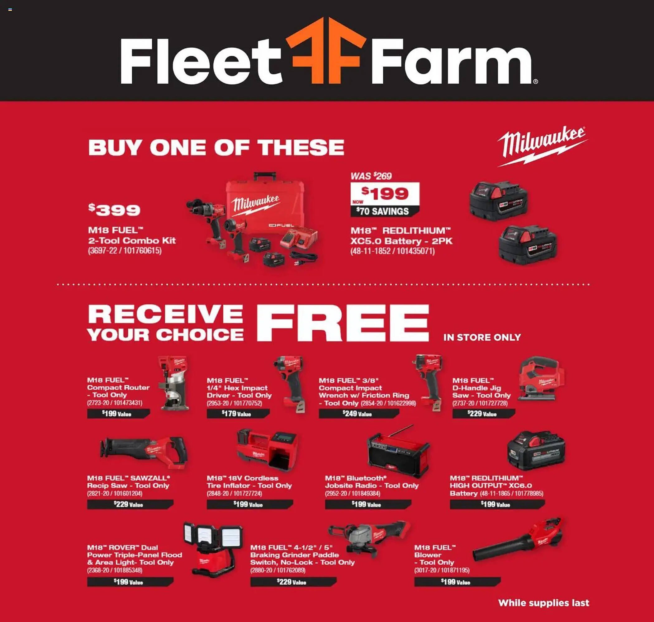 Mills Fleet Farm weekly ad