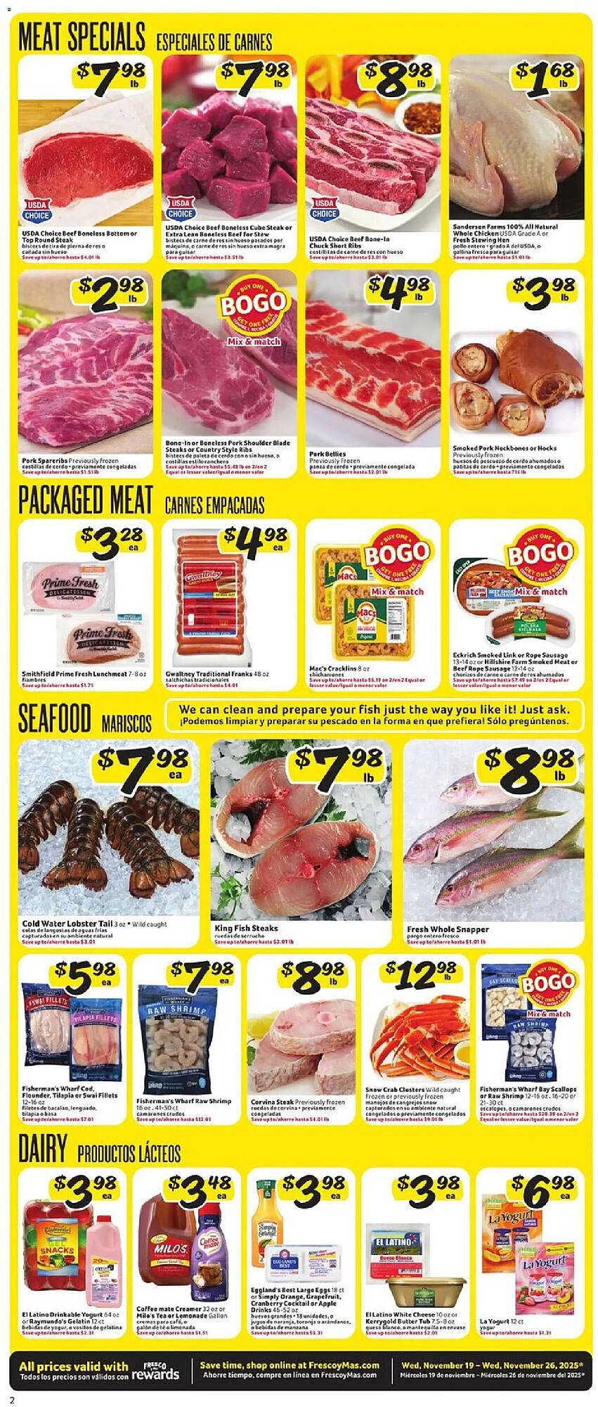 Fresco y Más weekly ad