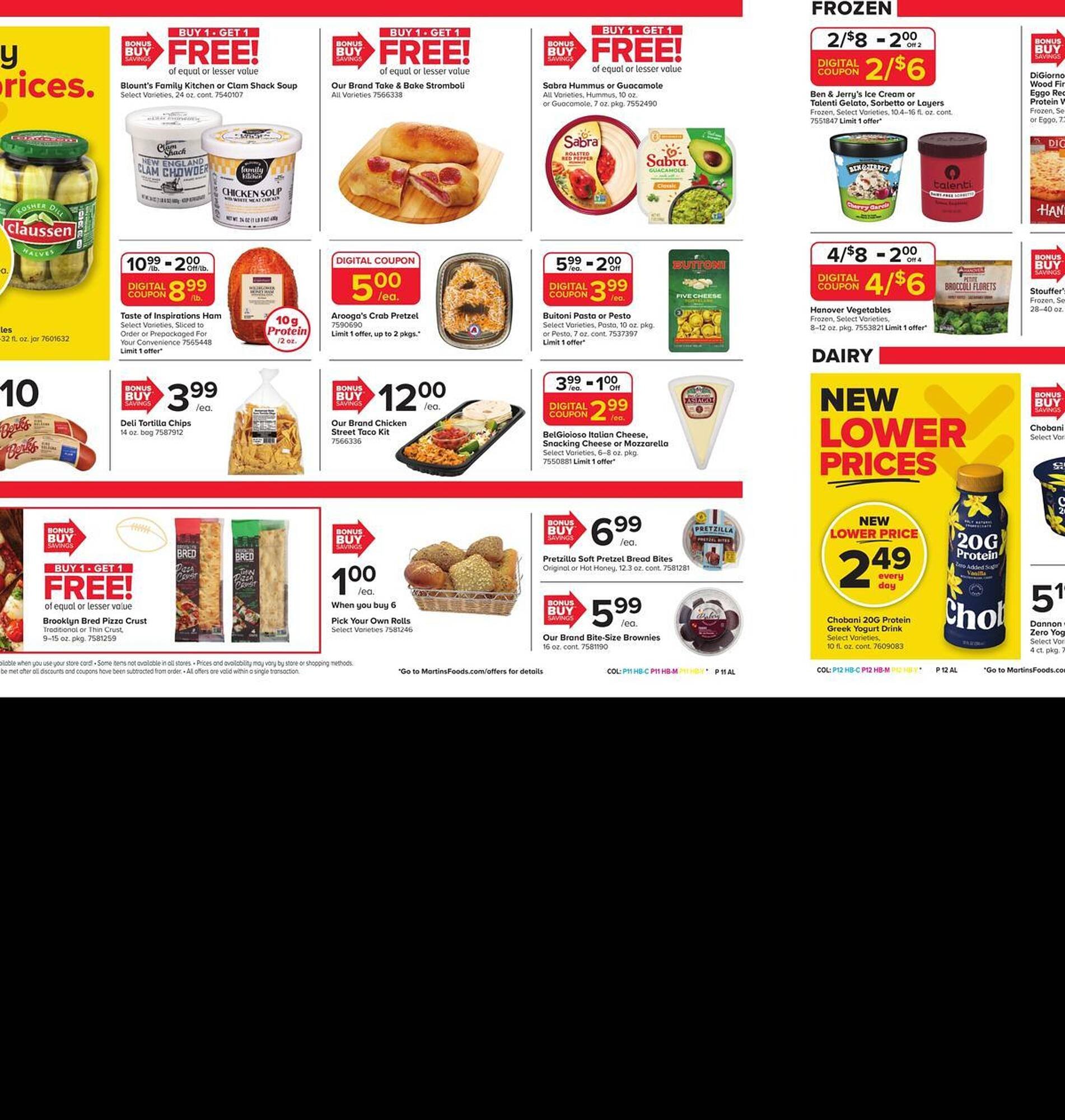 Martin's weekly ad