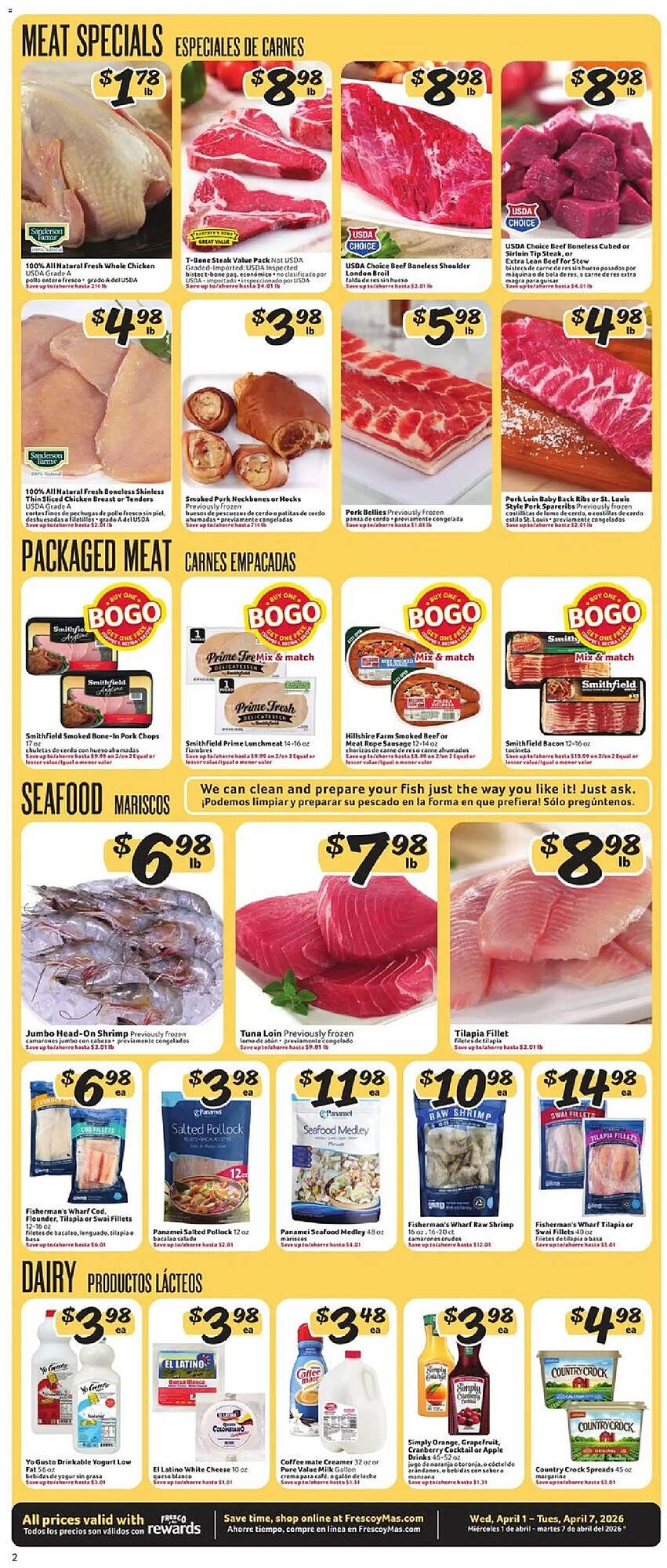 Fresco y Más weekly ad