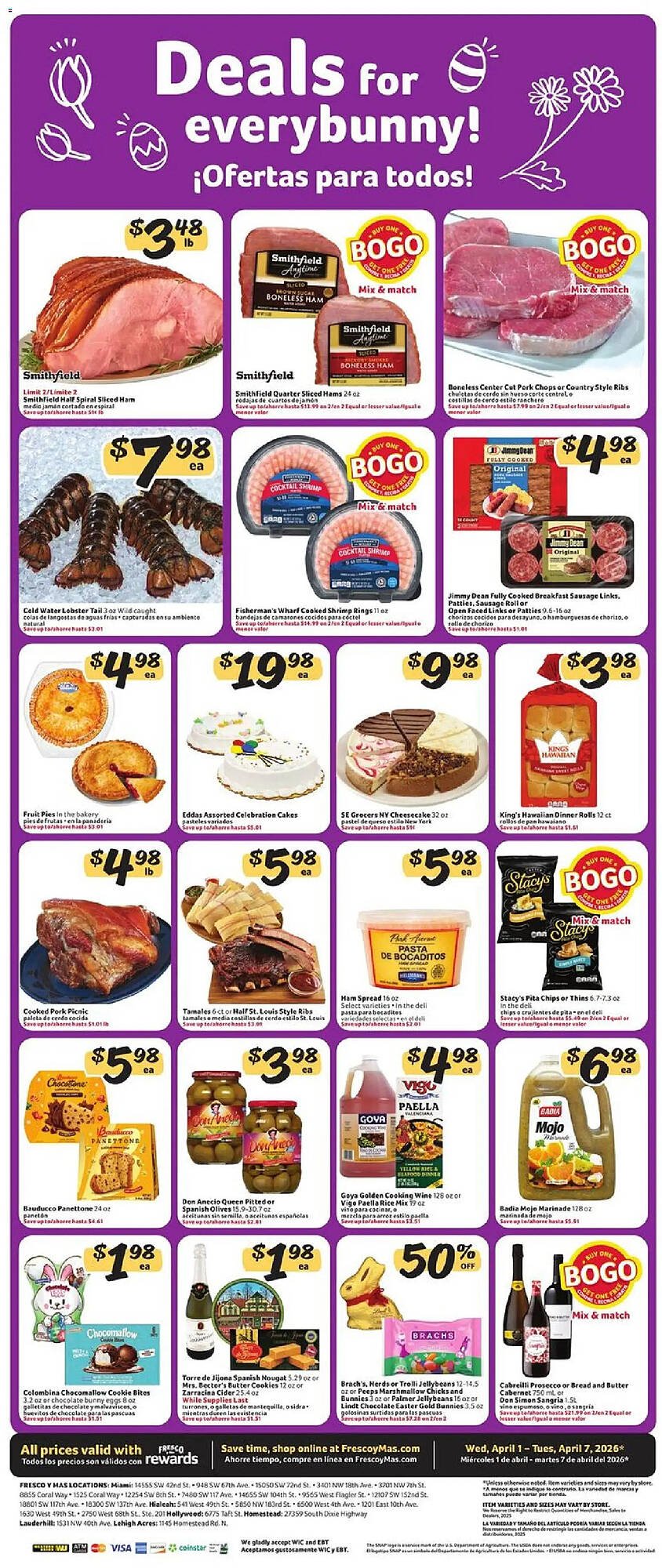 Fresco y Más weekly ad