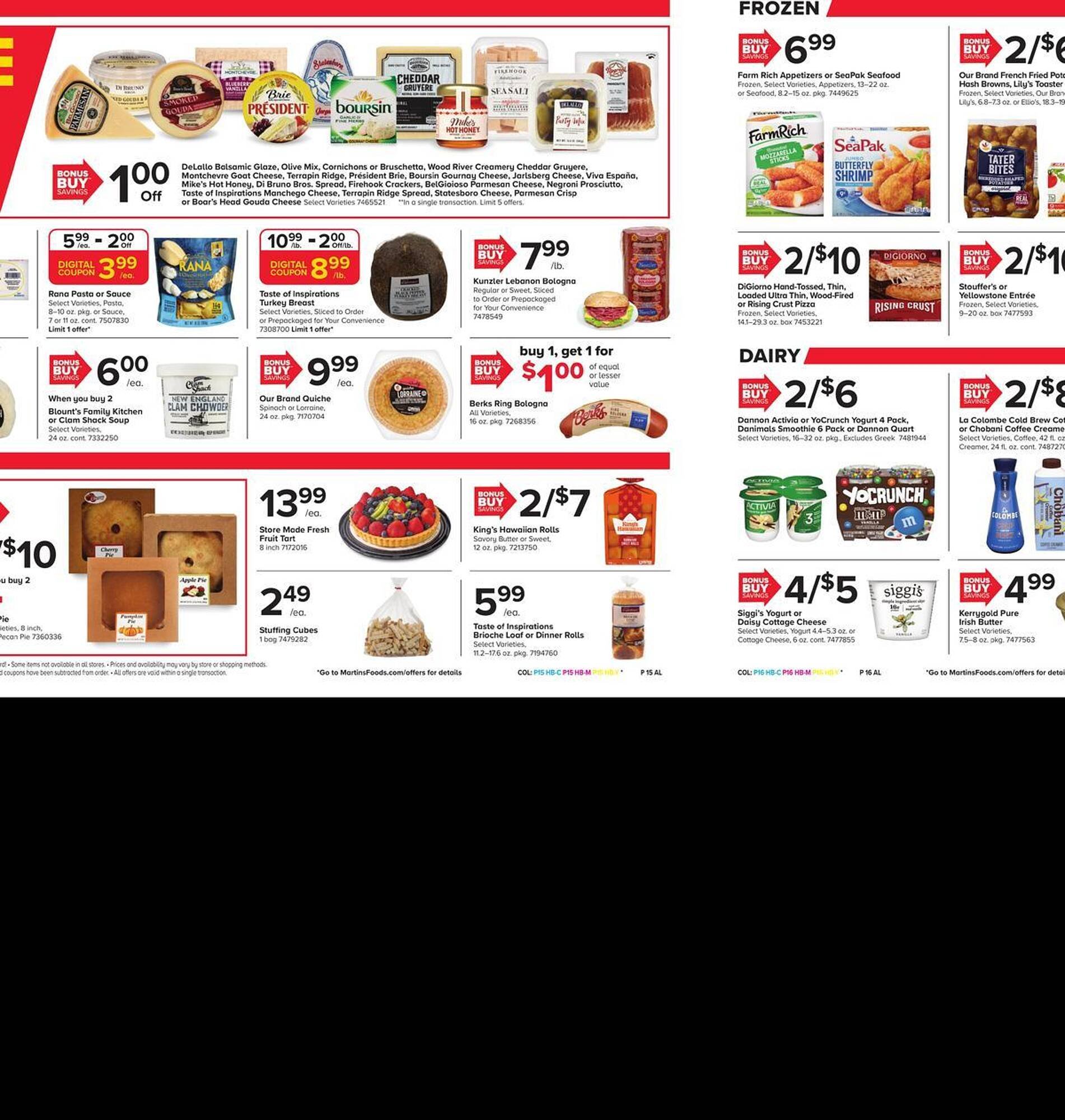 Martin&#039;s weekly ad