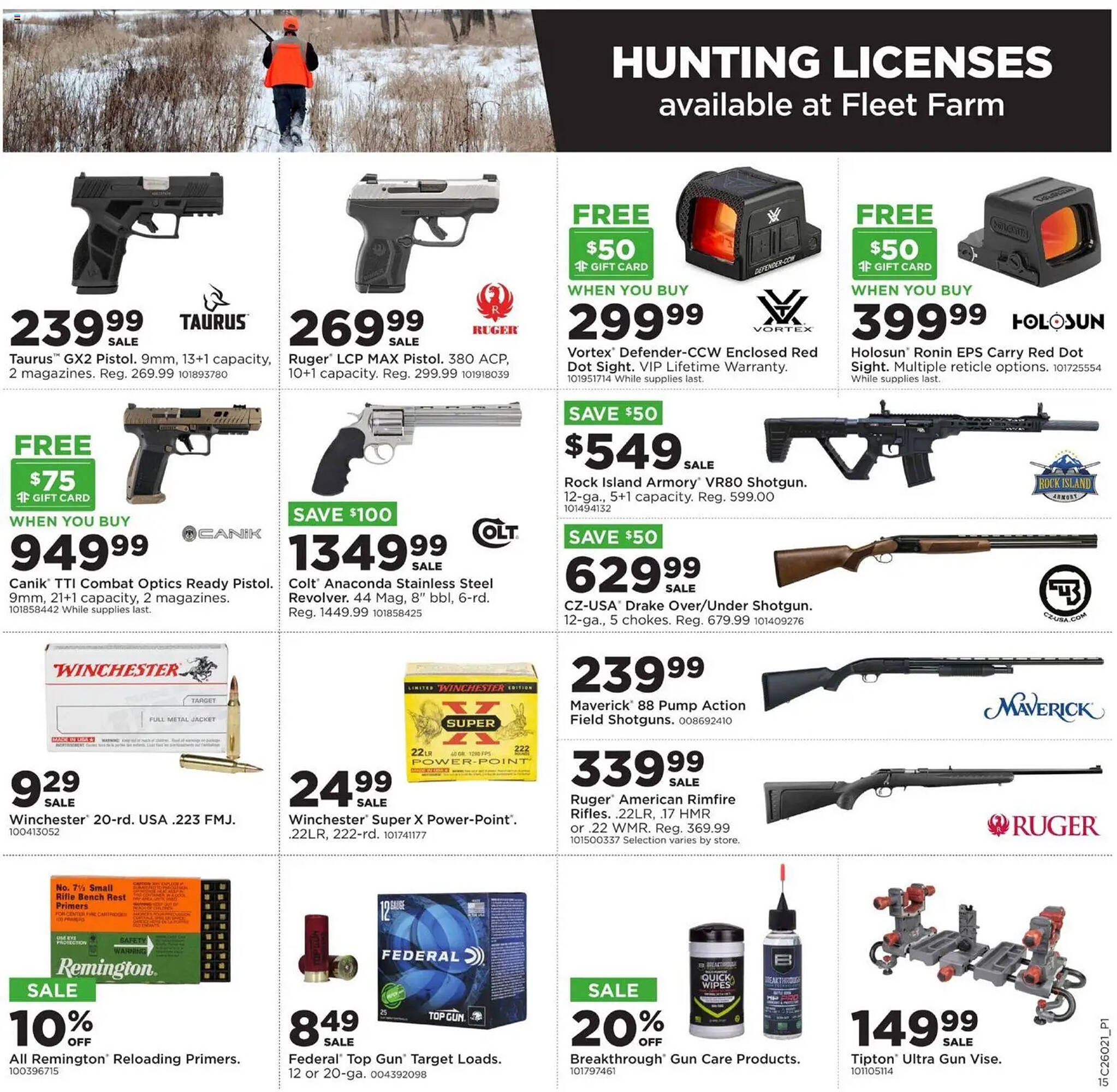 Mills Fleet Farm weekly ad