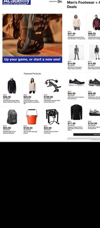 Academy weekly ad