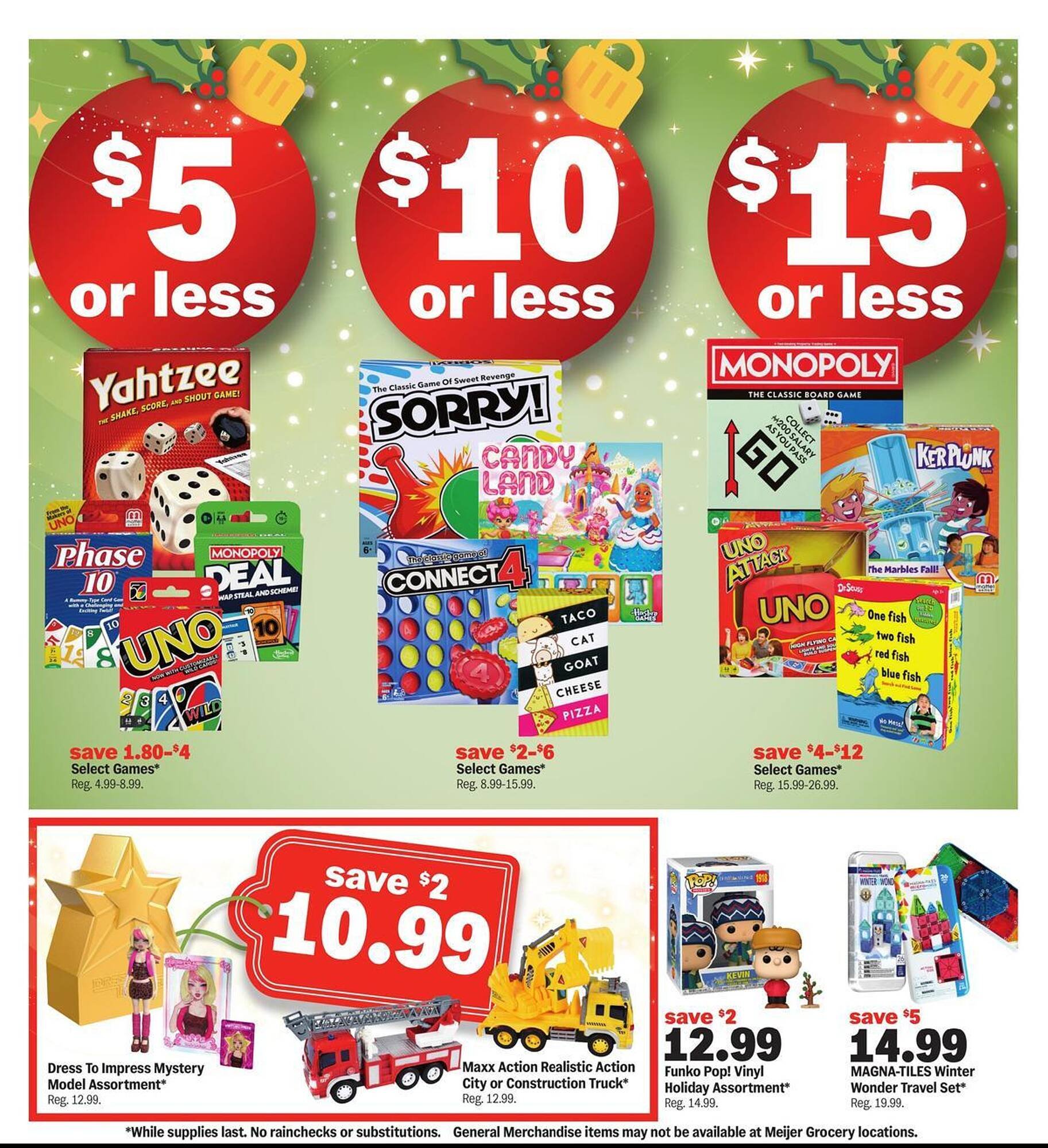 Meijer weekly ad