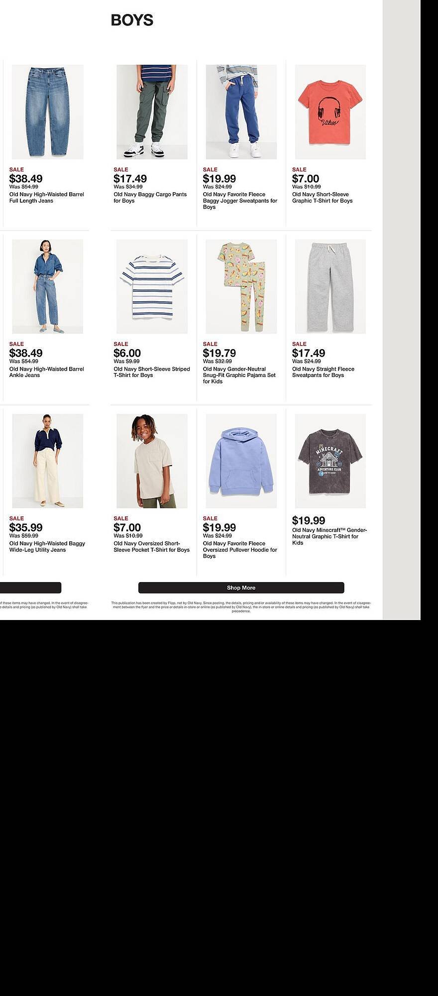 Old Navy weekly ad