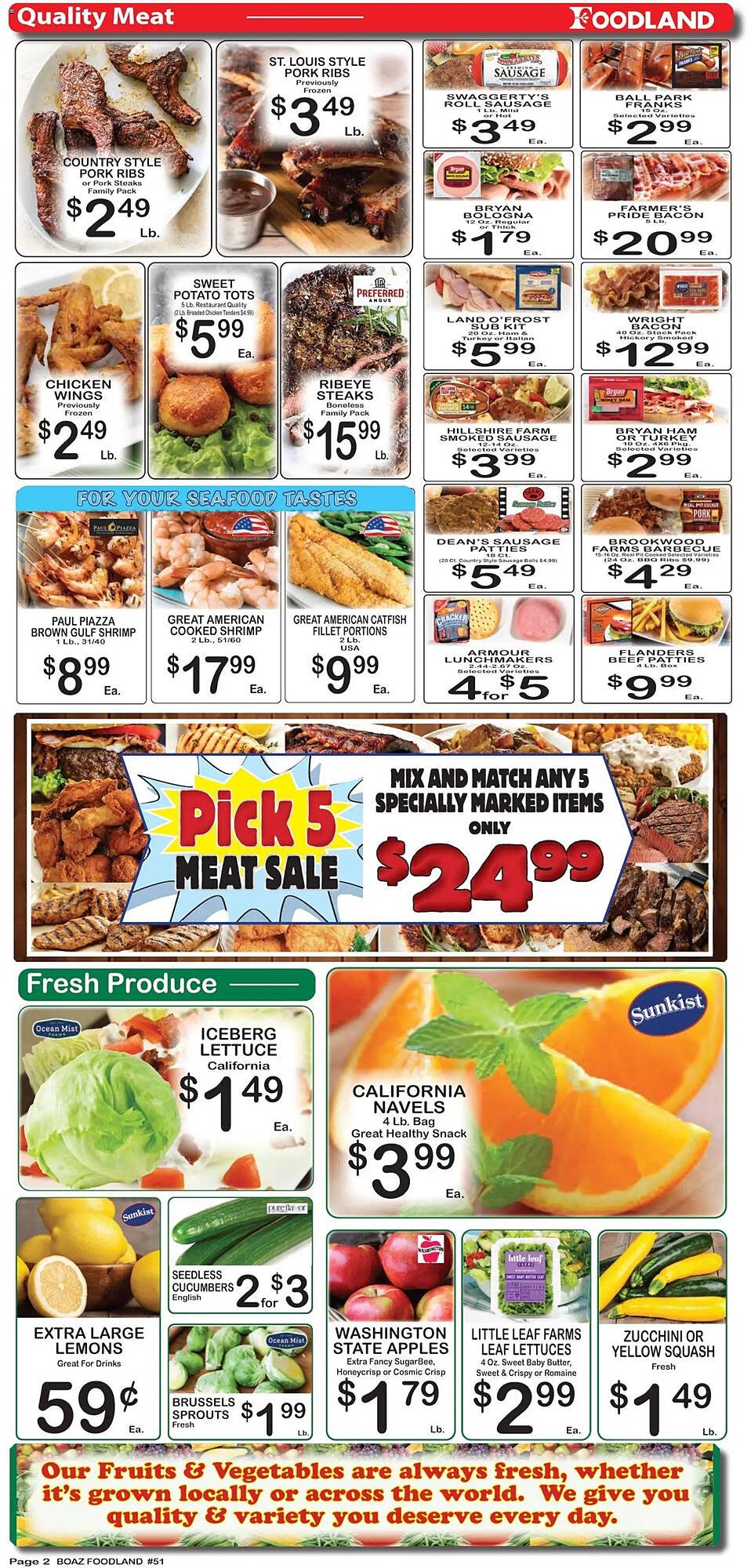 Foodland weekly ad