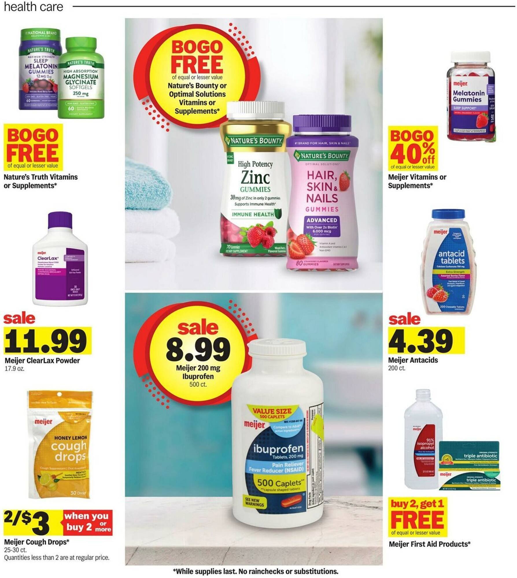 Meijer weekly ad