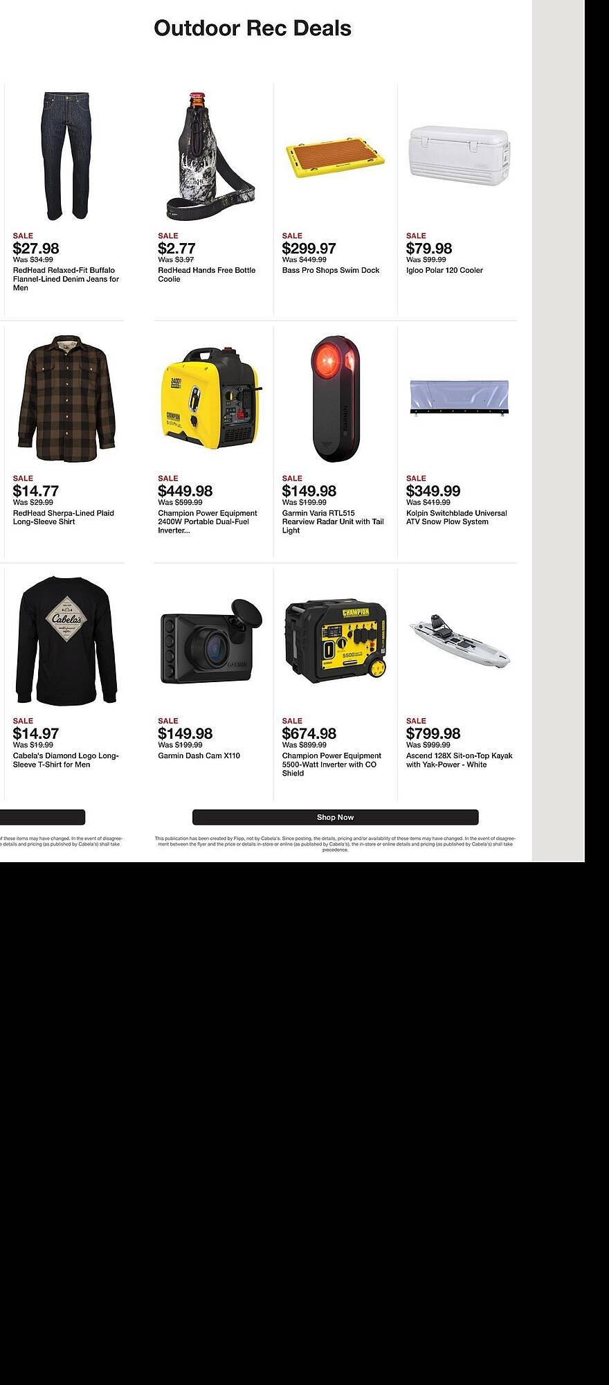 Cabela&#039;s weekly ad