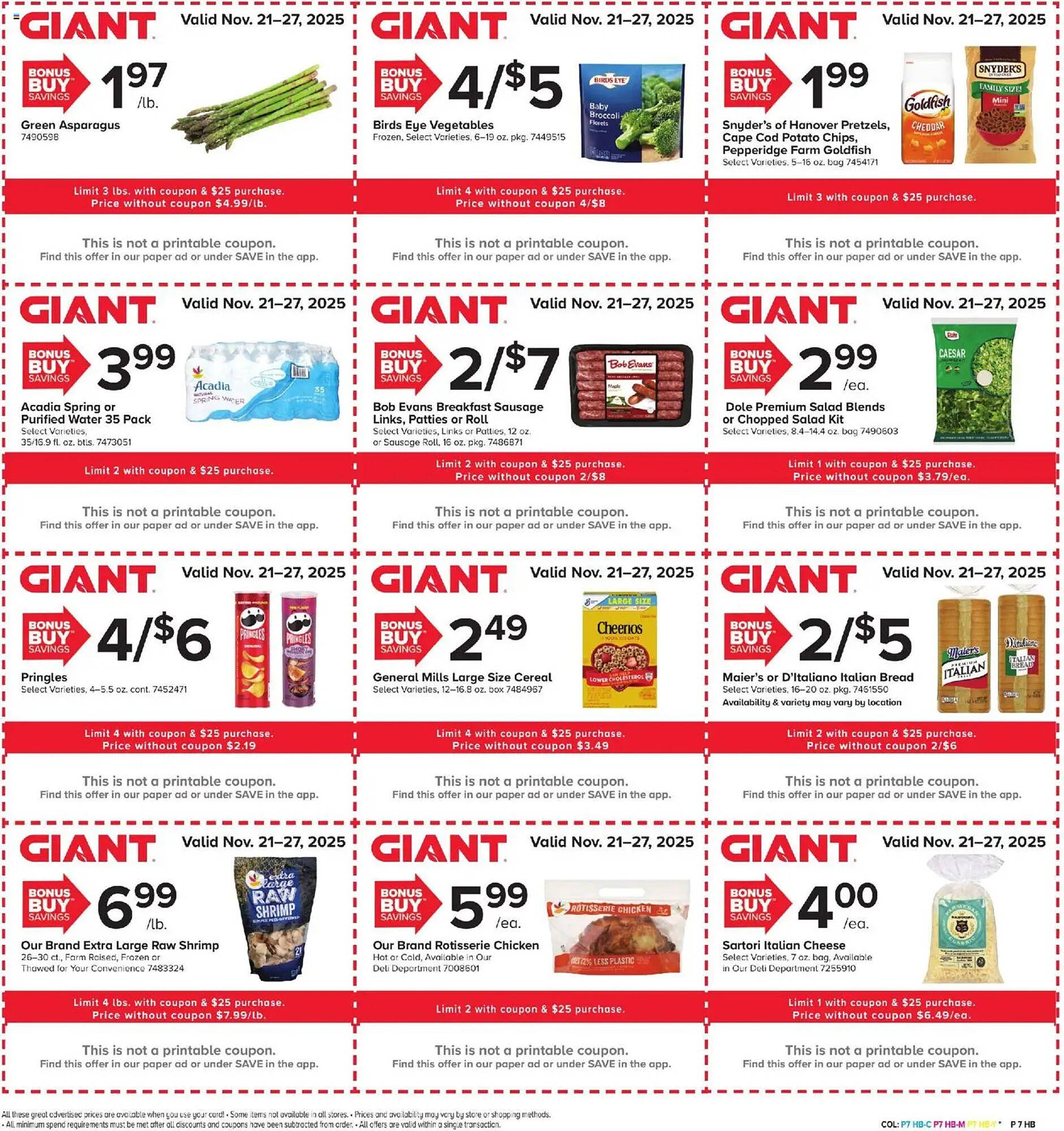 GIANT weekly ad