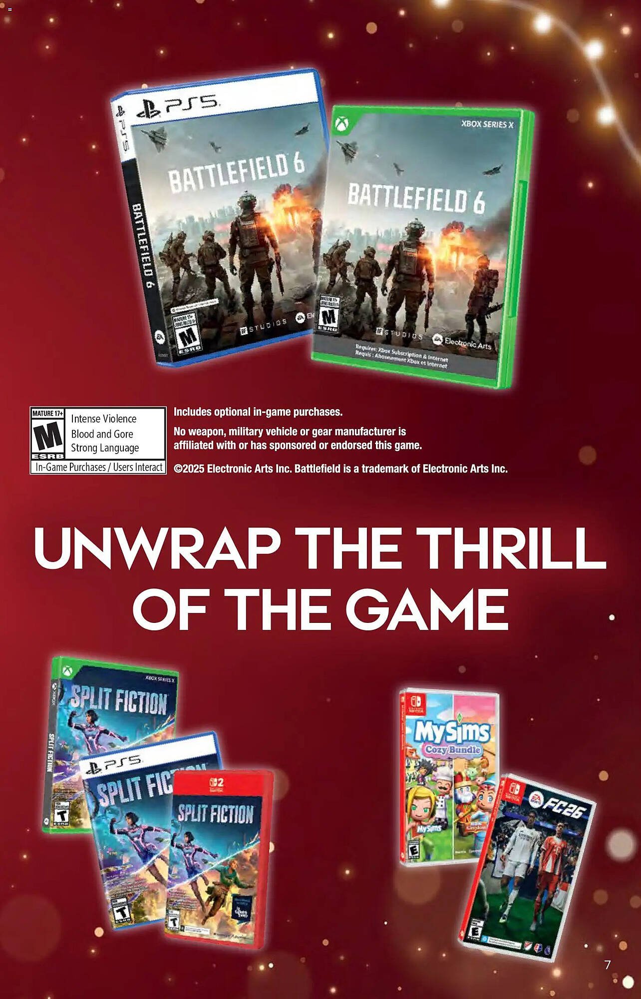 Game Stop weekly ad