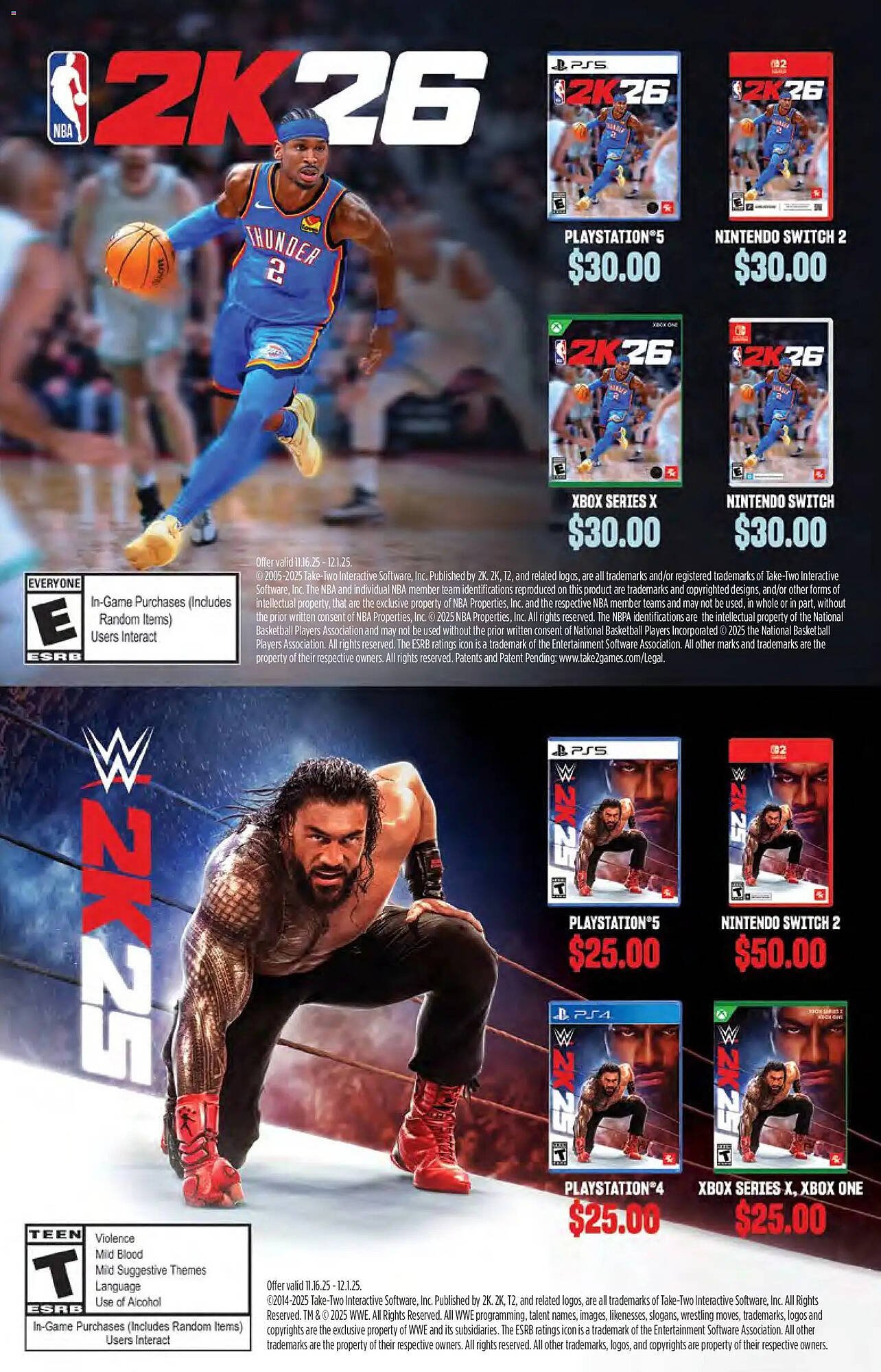 Game Stop weekly ad